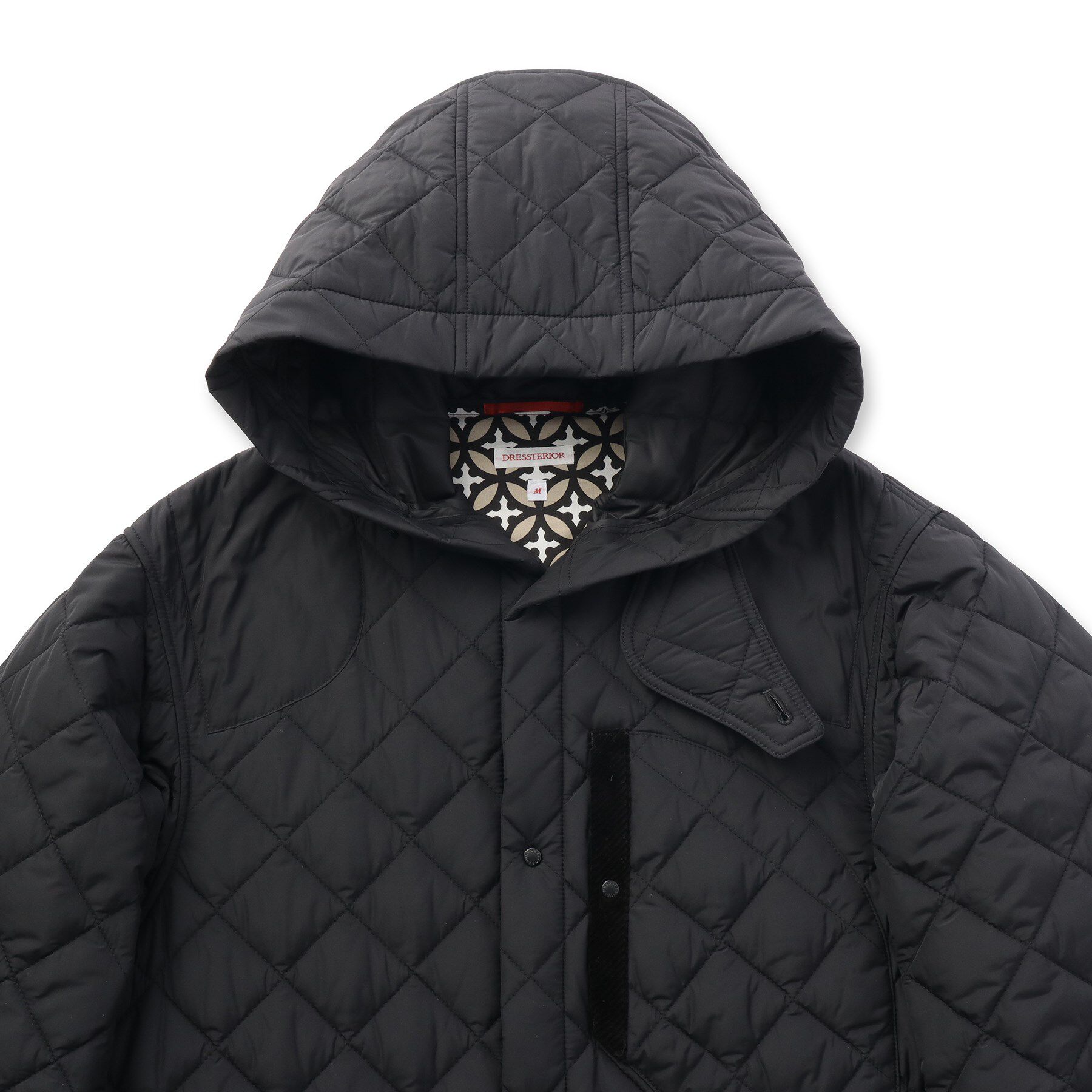 DRESSTERIOR「キルティング フーデット コート」|ダウン|