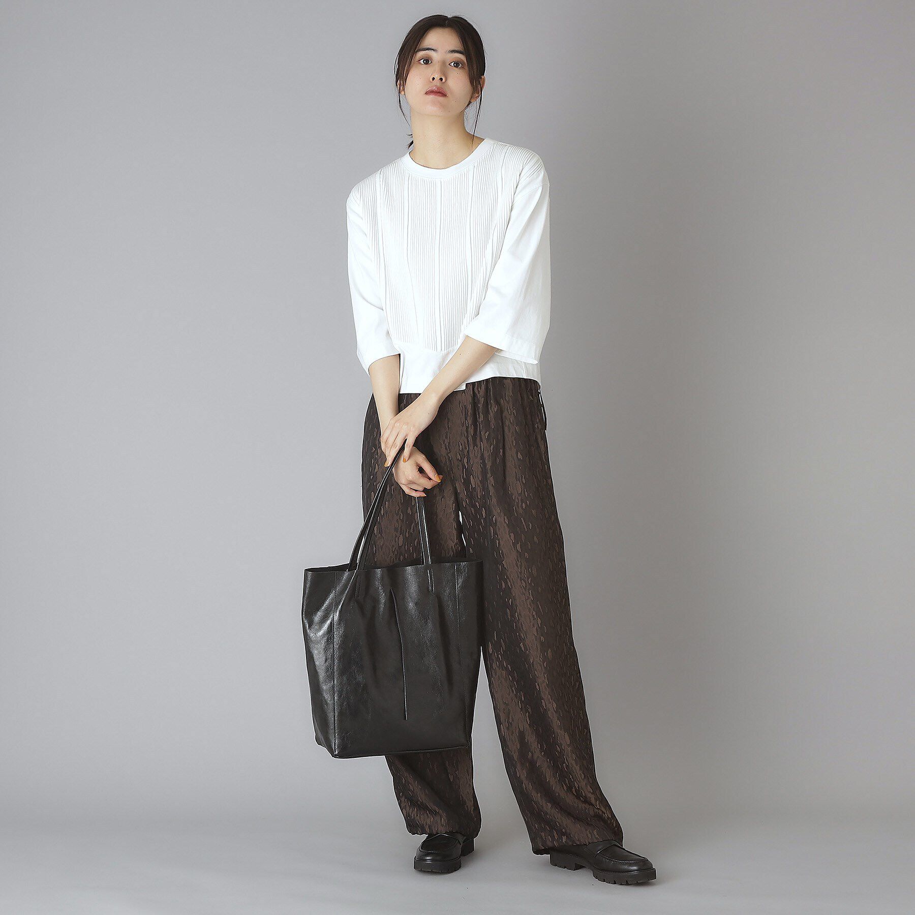 DRESSTERIOR「MILOS（ミロス）メタリックラミネートトートバッグ」|トートバッグ|