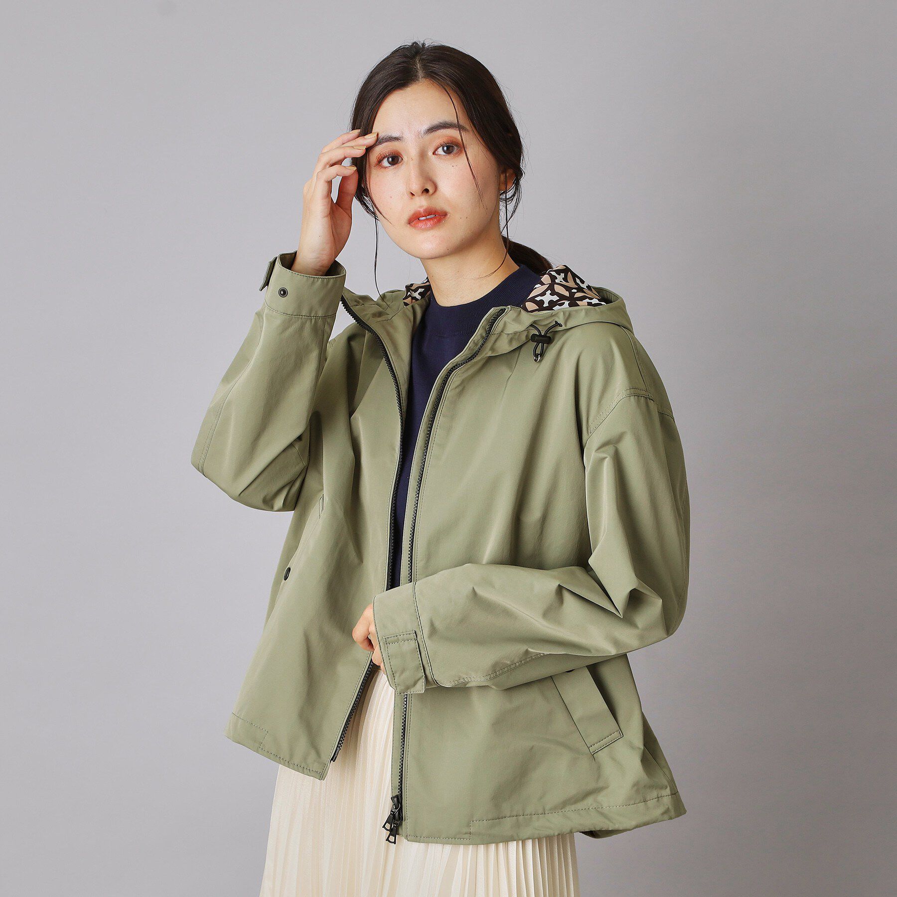 DRESSTERIOR「【ウォッシャブル/撥水素材】撥水ツイル マウンテンパーカー」|ブルゾン・スタジャン|