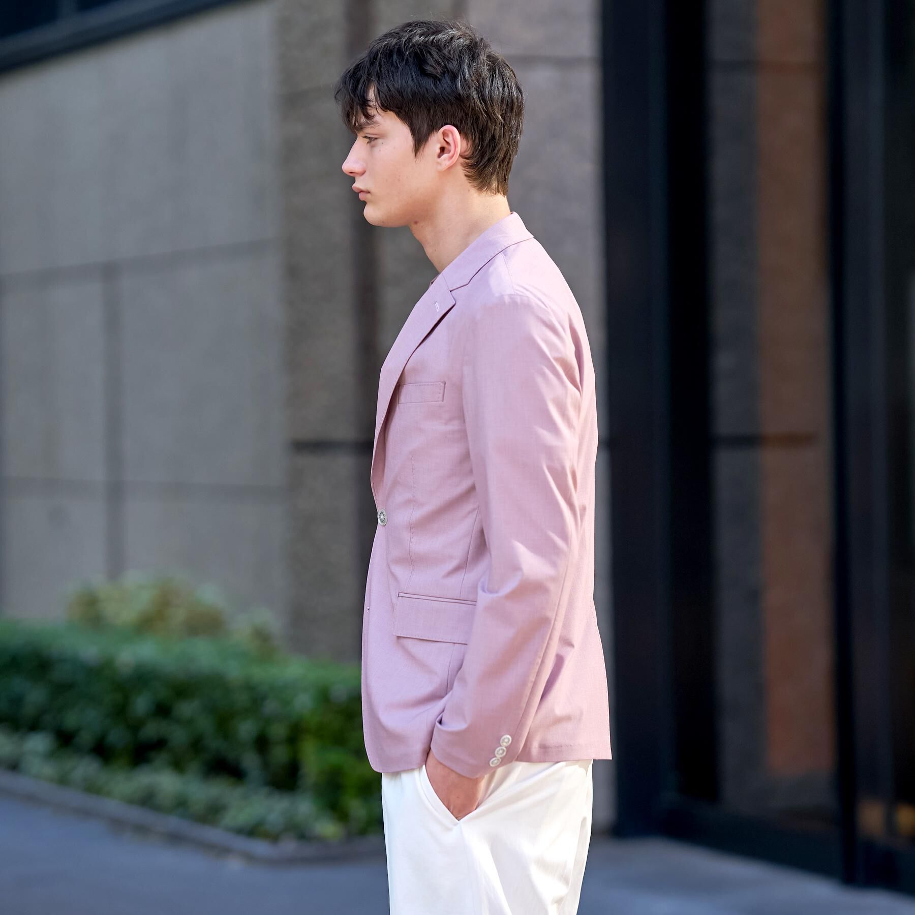 DRESSTERIOR「【セットアップ可/MonoMax4月号掲載/Safari5月号掲載】CARREMAN ストレッチジャ」|テーラードジャケット|