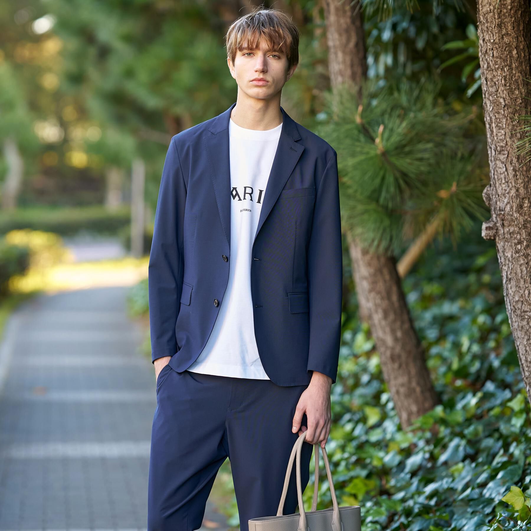 DRESSTERIOR「【セットアップ可/MonoMax4月号掲載/Safari5月号掲載】CARREMAN ストレッチジャ」|テーラードジャケット|