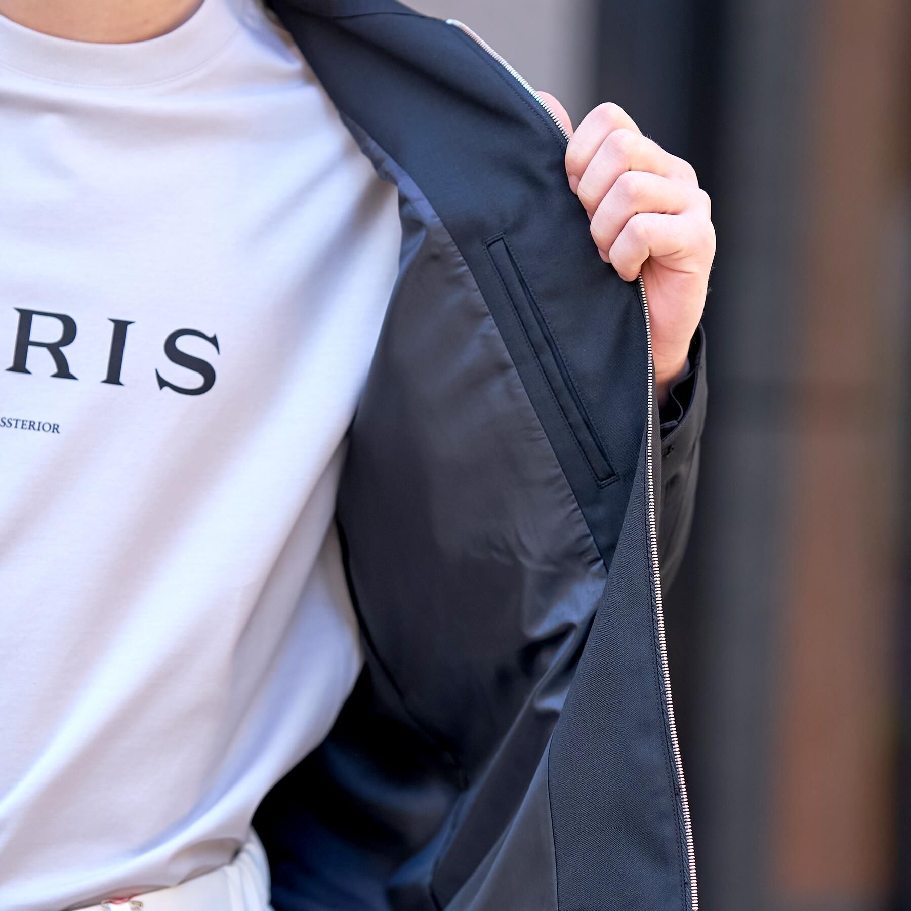 DRESSTERIOR「【ウォッシャブル】ウールハリントン ジャケット」|ブルゾン・スタジャン|