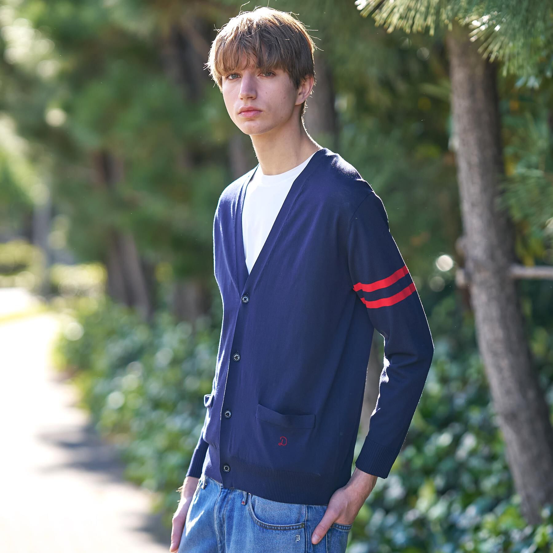 DRESSTERIOR「【ウォッシャブル】コットンシルク ニットカーディガン」|カーディガン|