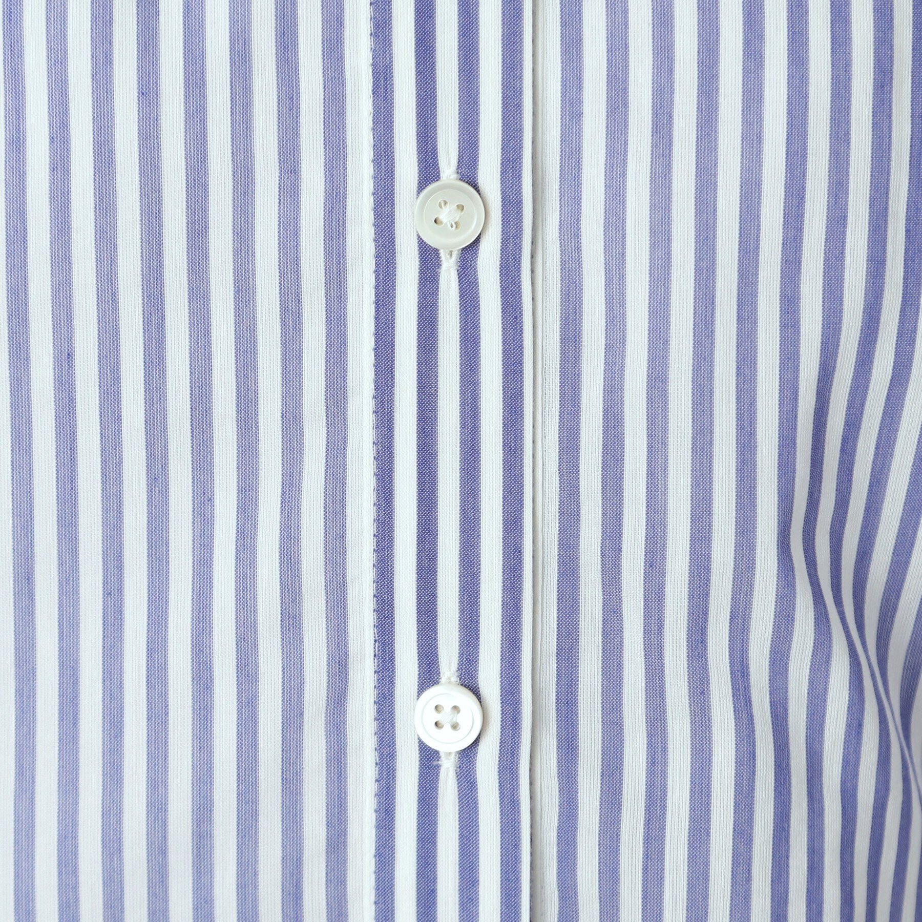 DRESSTERIOR「【otonaMUSE5月号掲載/ウォッシャブル】ロンドンストライプクレリックブラウス」|シャツ・ブラウス|