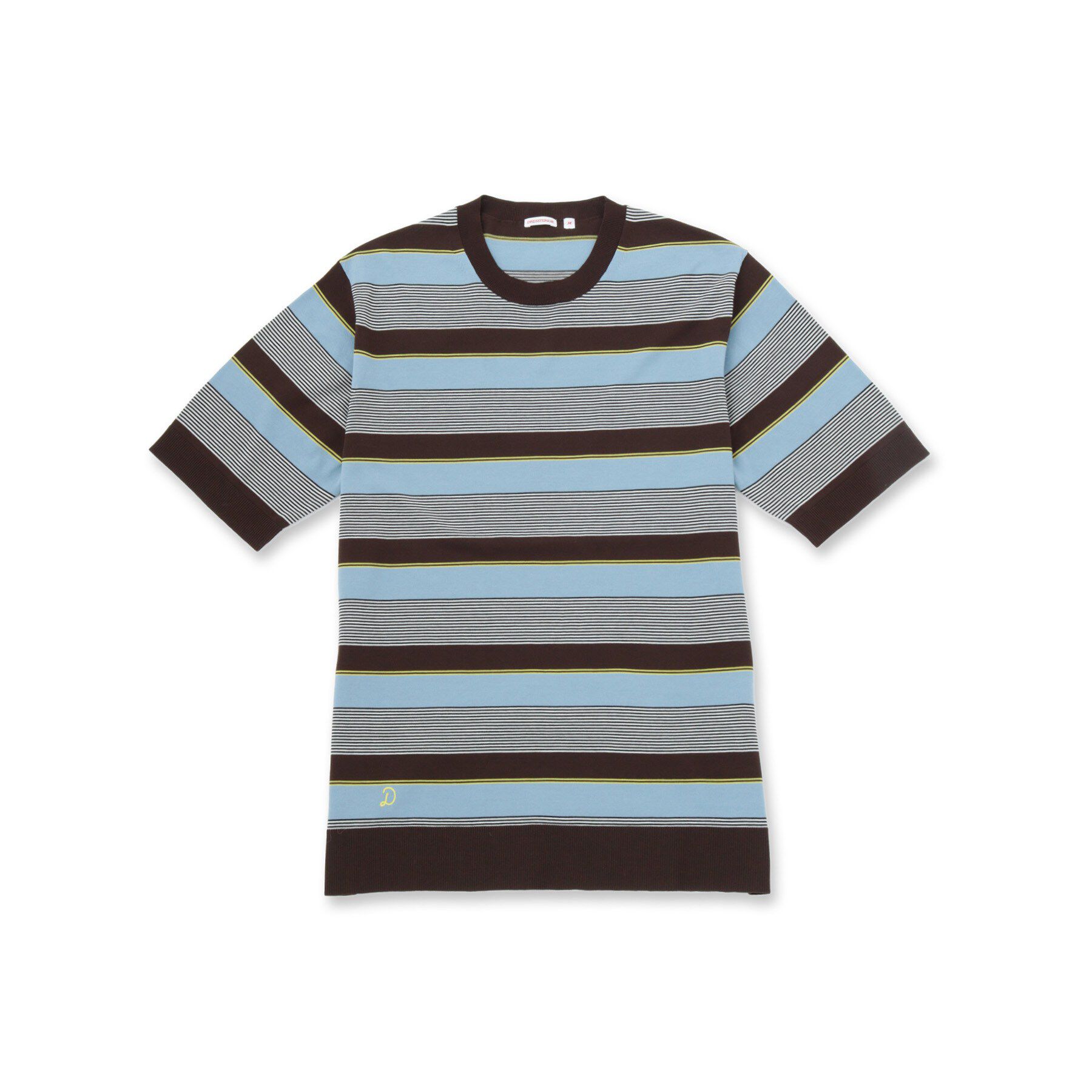 DRESSTERIOR「【ウォッシャブル】コットンシルク マルチボーダーニット」|ニット・セーター|