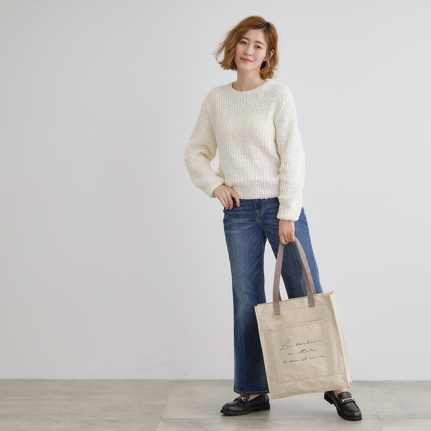 grove「【大人の推し活にも！】ロゴキャンバストート【A4・多機能】」|トートバッグ|