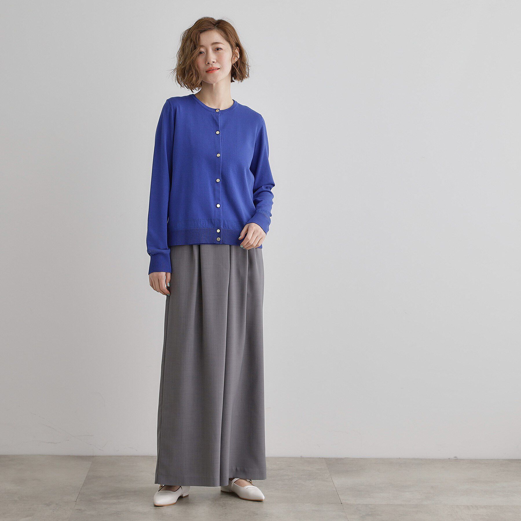 grove「【雑誌掲載】シアー素材使いアンサンブルニット」|その他|
