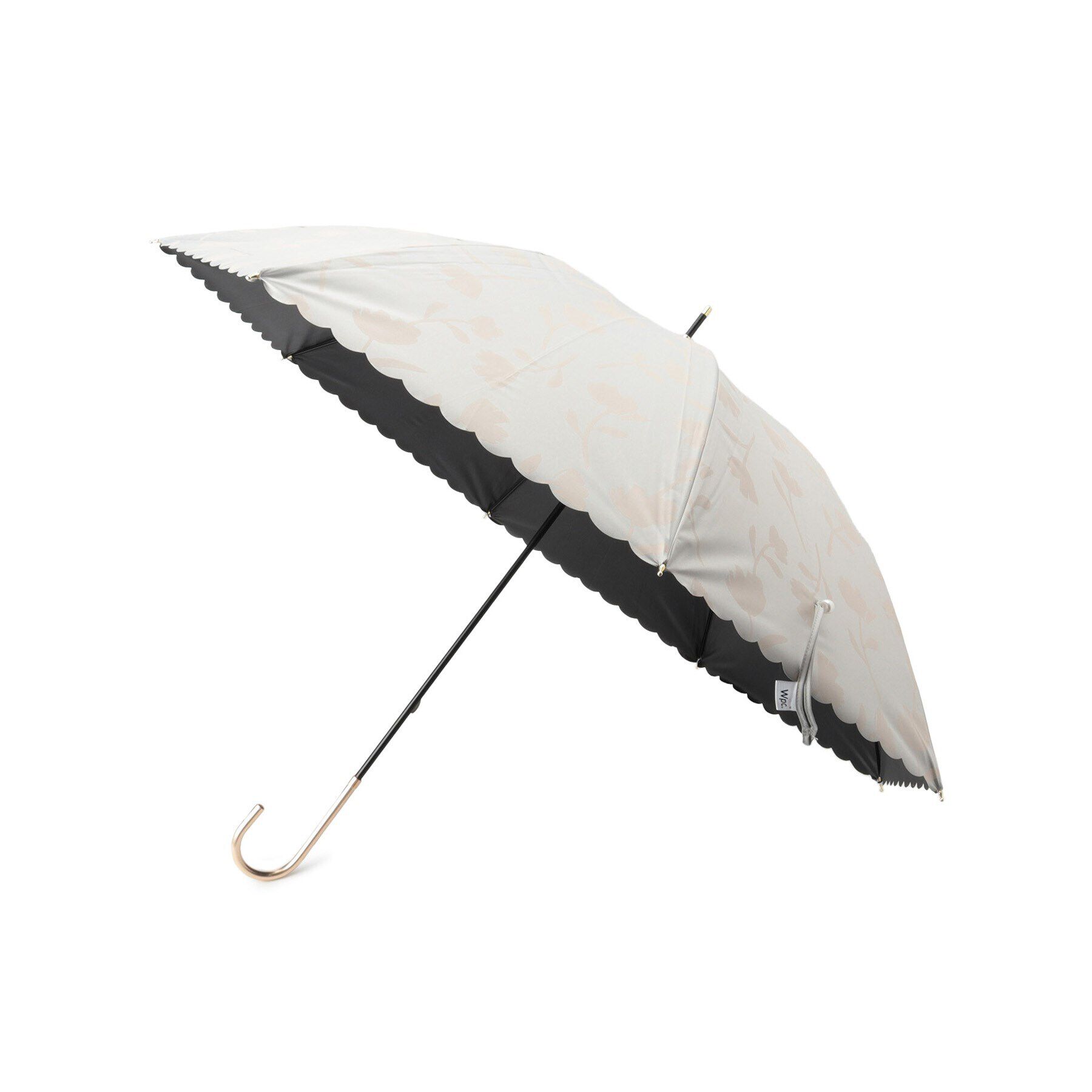 grove「遮熱遮光フラワーシャドウ長傘」|傘|グレー(012)