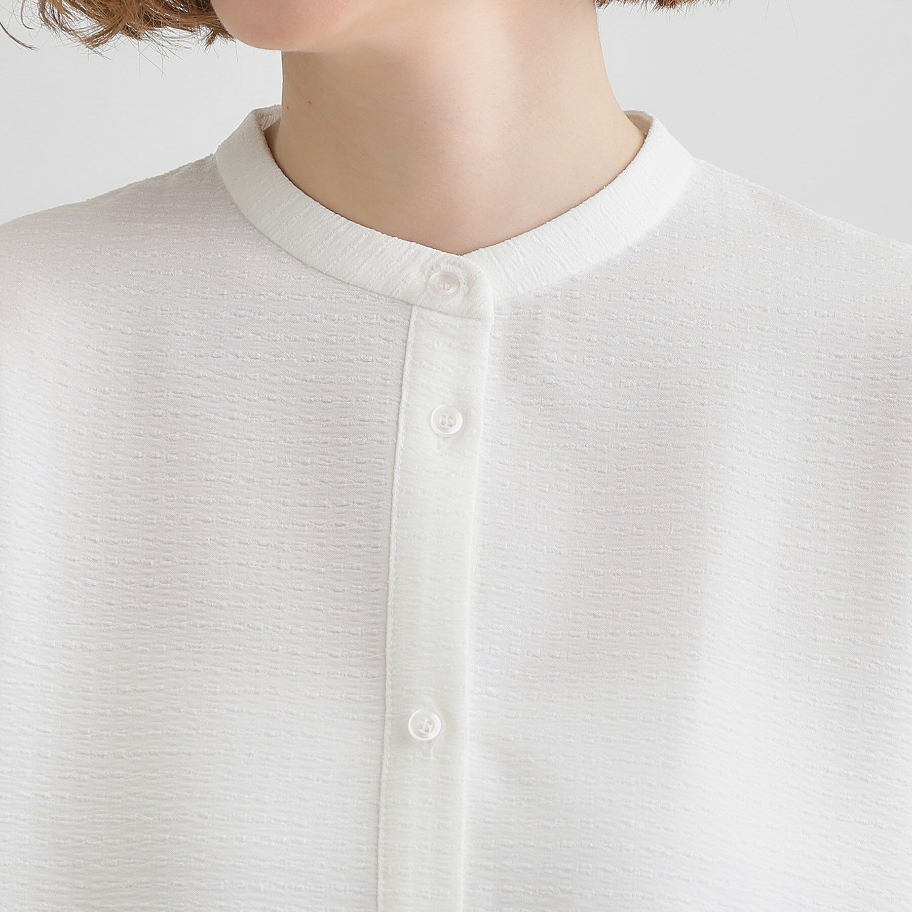 grove「【360&deg;抜かりない】ストライプアソートバックフレアブラウス」|シャツ・ブラウス|