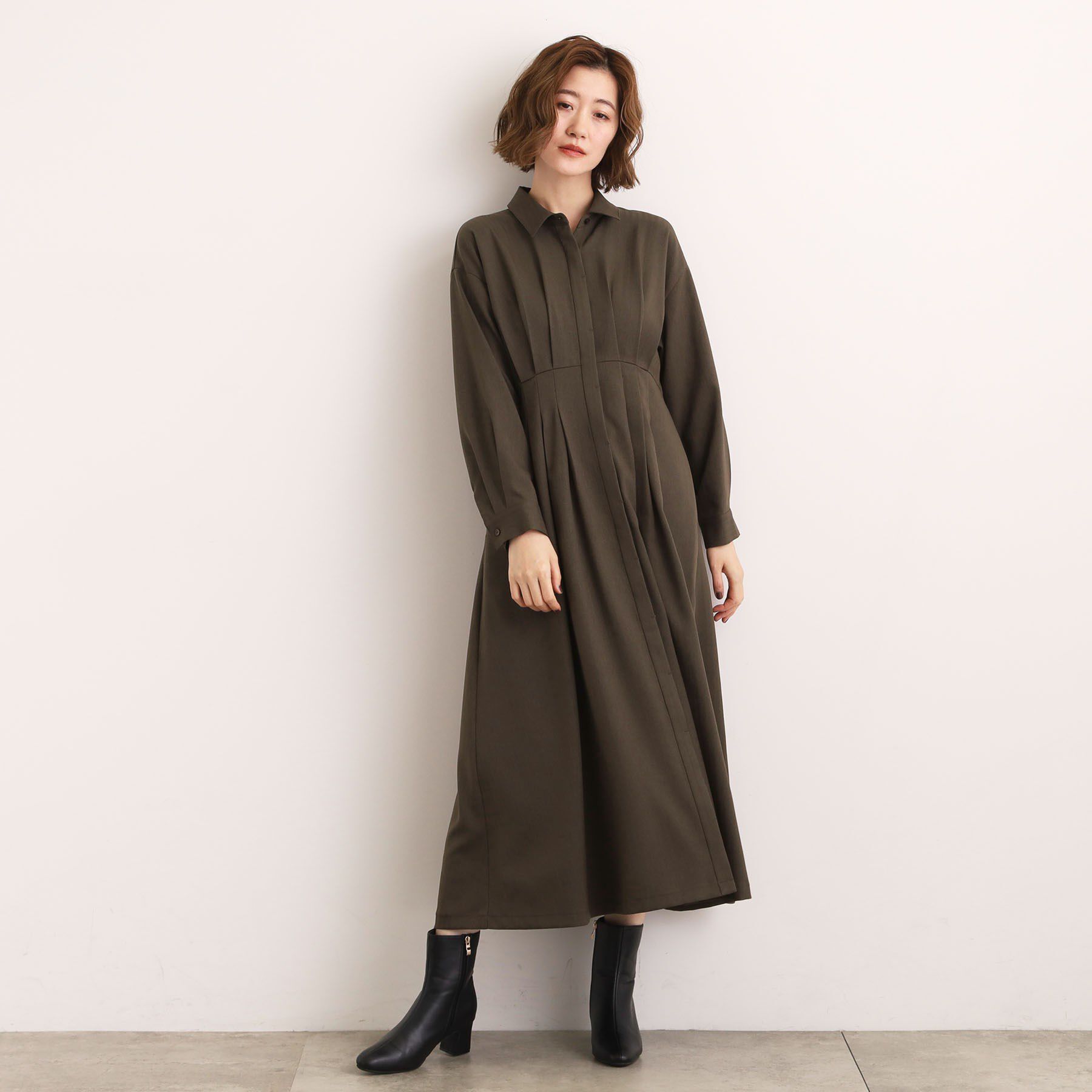 grove「品よくまとう、大人のシャツワンピース」|ワンピース|