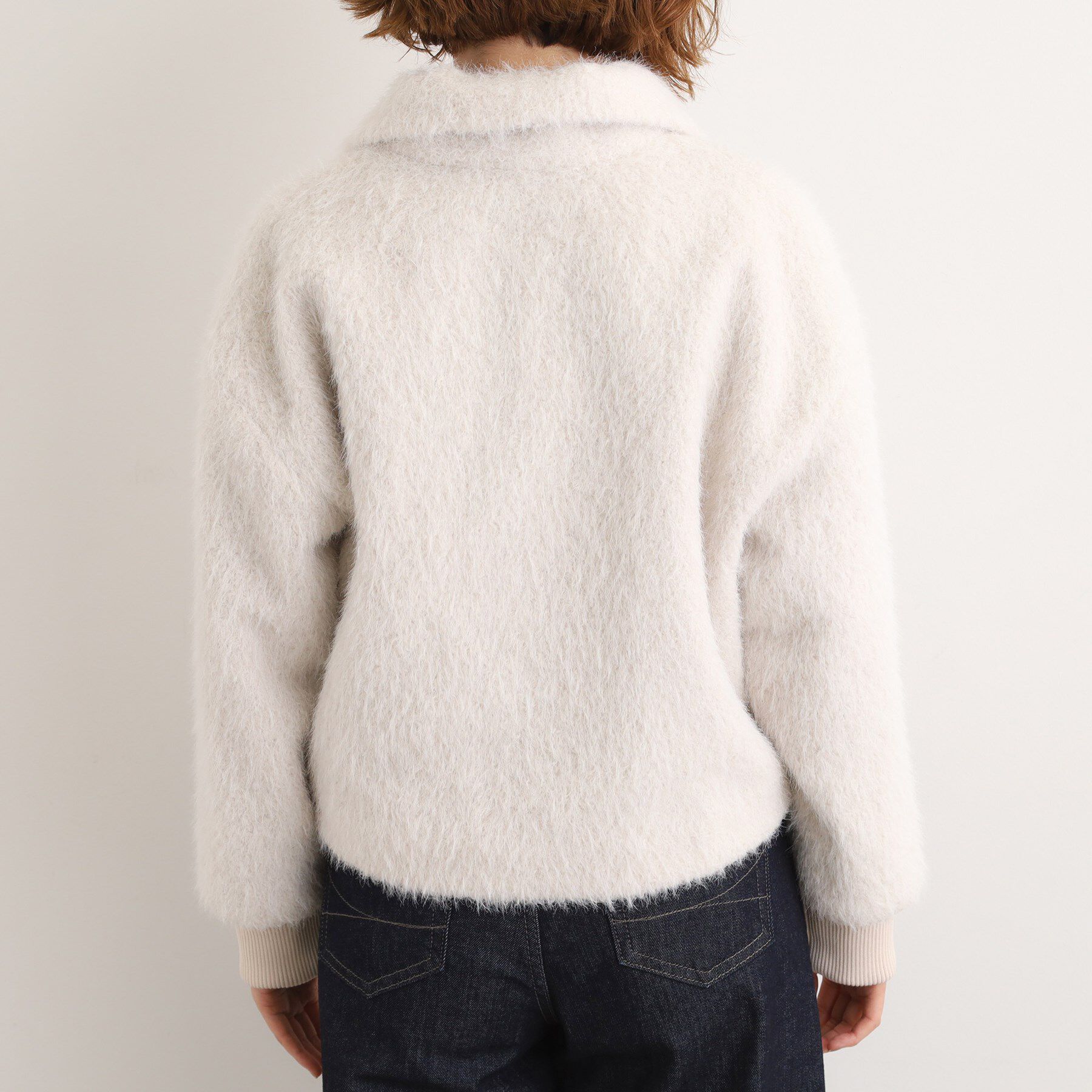 grove「ふんわりと包み込む、リュクスなフェイクファーブルゾン」|ブルゾン・スタジャン|