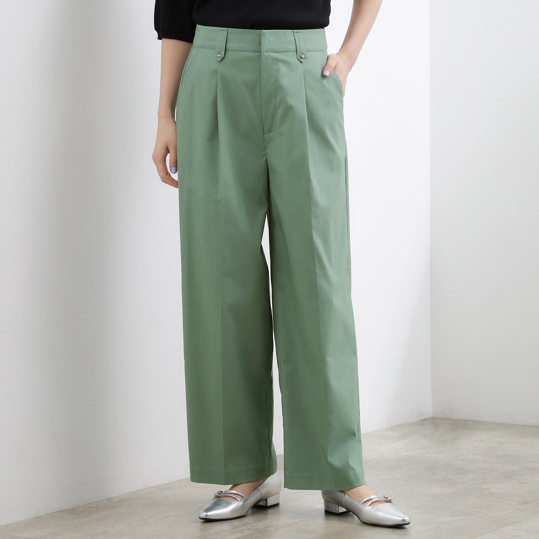 grove「きれい見えと快適さを両立する　春夏対応ワイドパンツ」|その他|