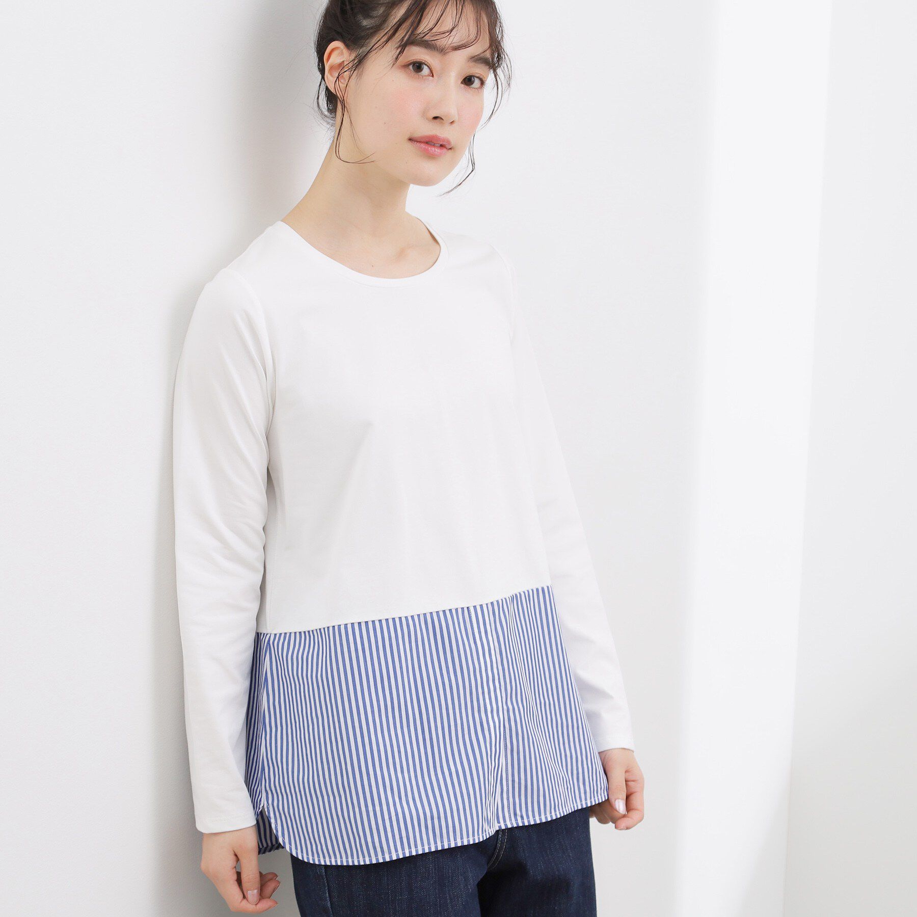 grove「裾アソートペプラムカットソー」|Tシャツ・カットソー|ロンスト(393)