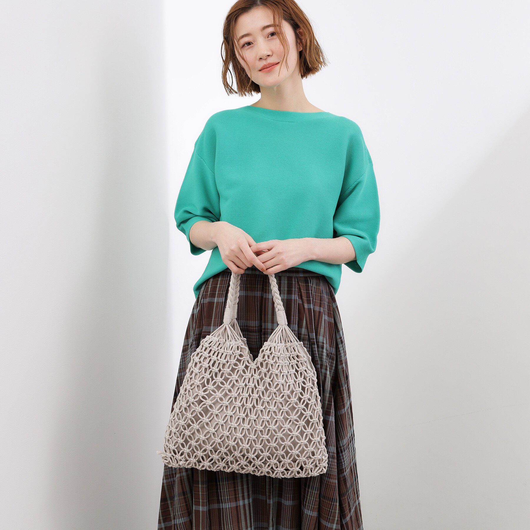 grove「マクラメトート」|トートバッグ|