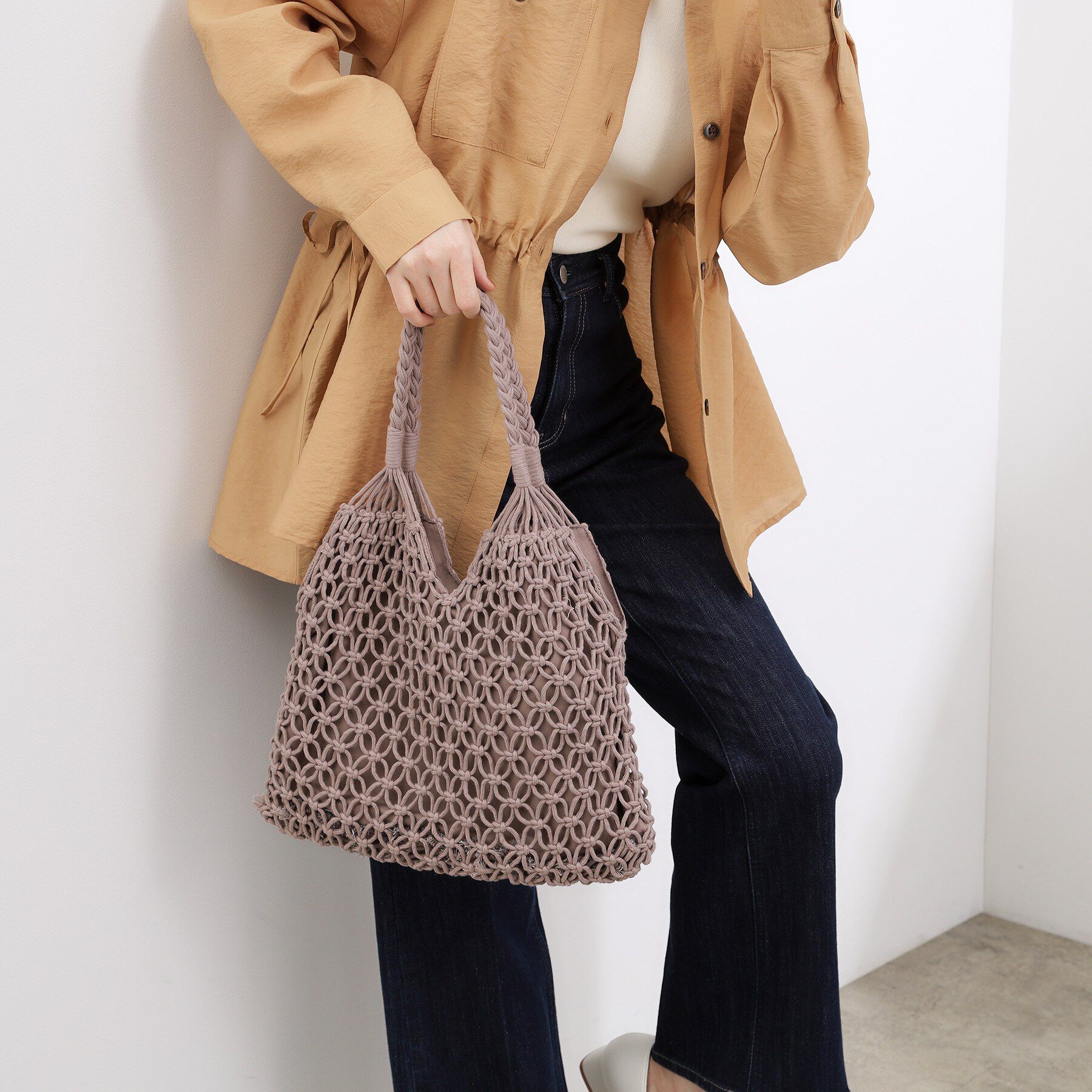 grove「マクラメトート」|トートバッグ|