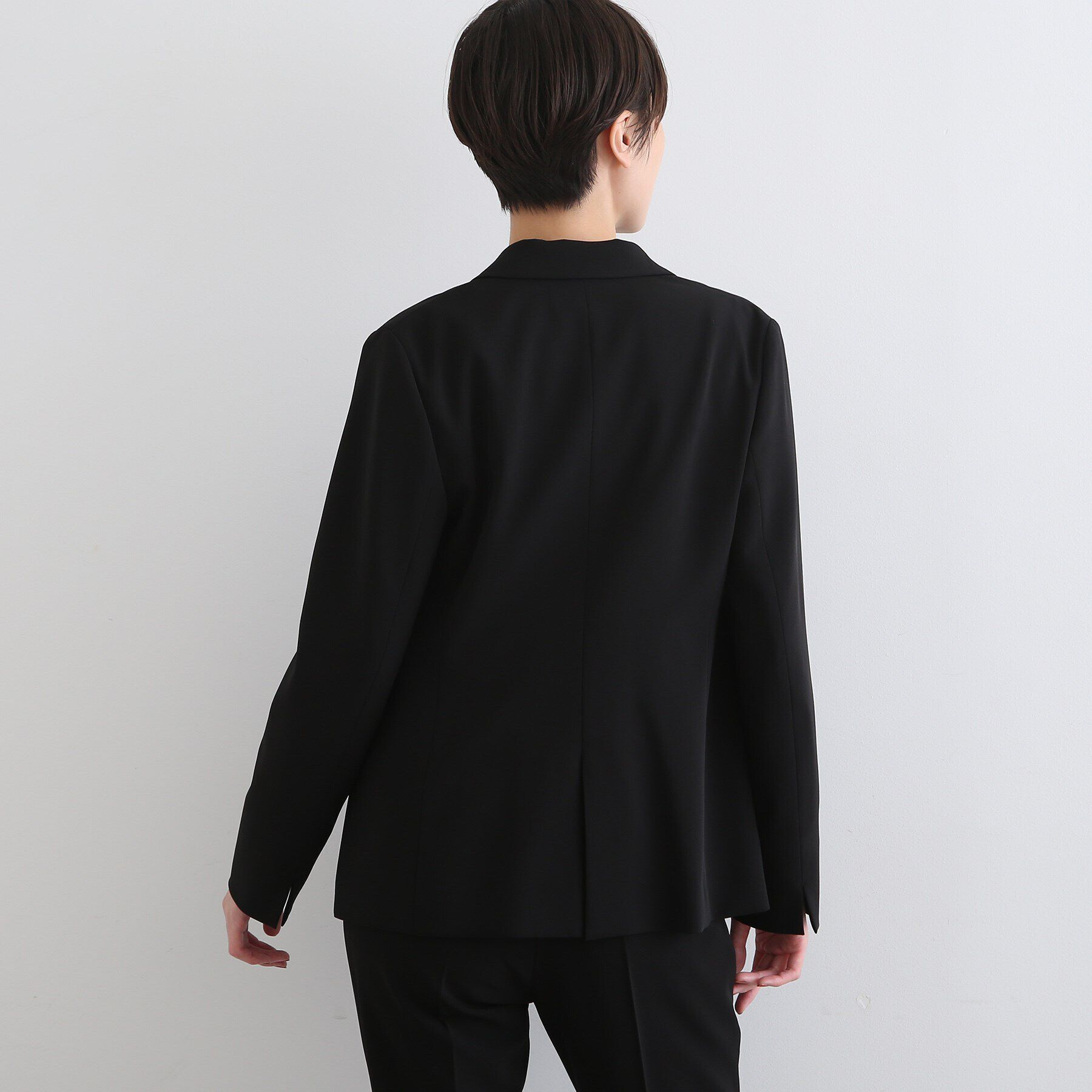 INDIVI「【洗える/通勤/UVケア/日本製】ストレッチテーラードジャケット」|スーツ|