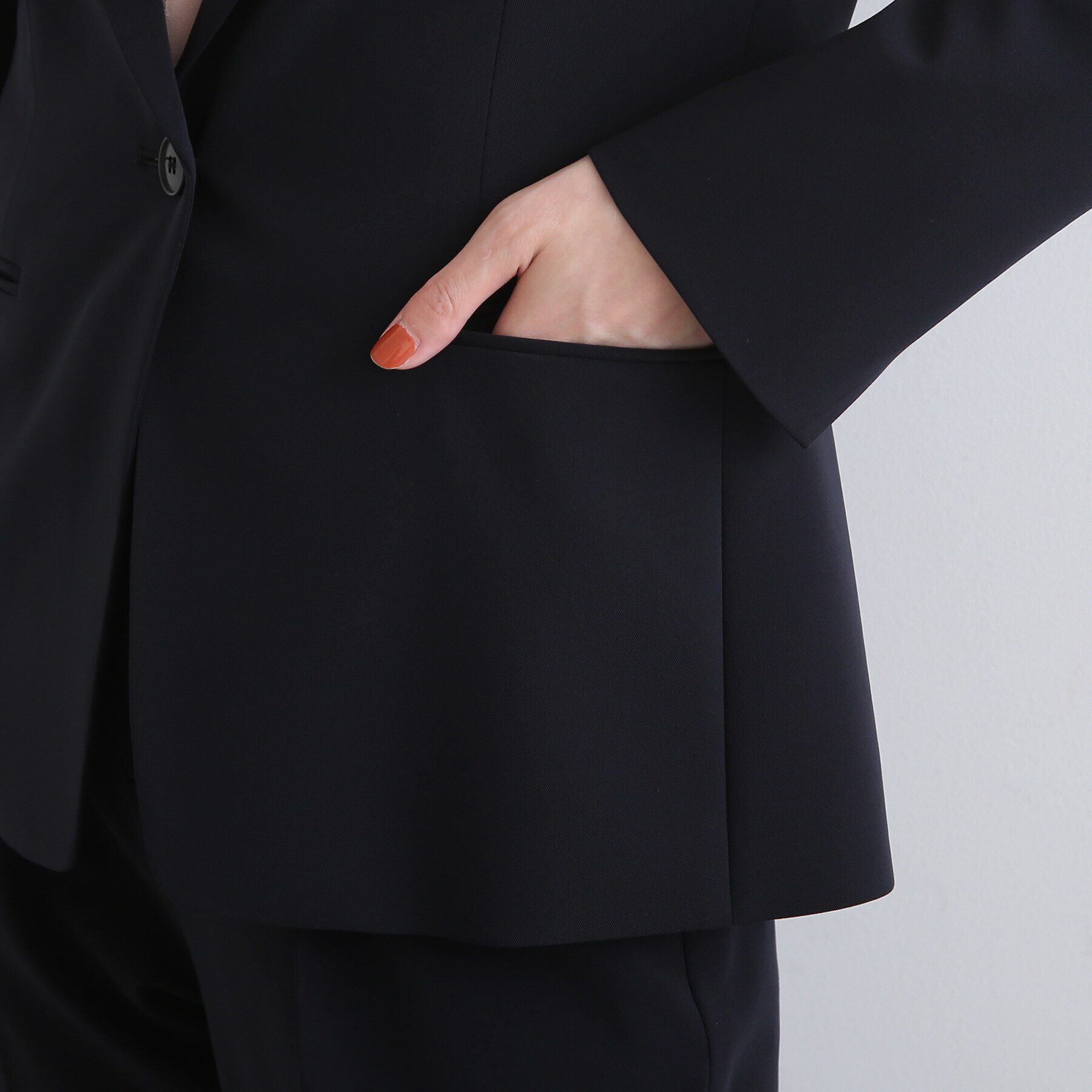 INDIVI「【洗える/通勤/UVケア/日本製】ストレッチテーラードジャケット」|スーツ|