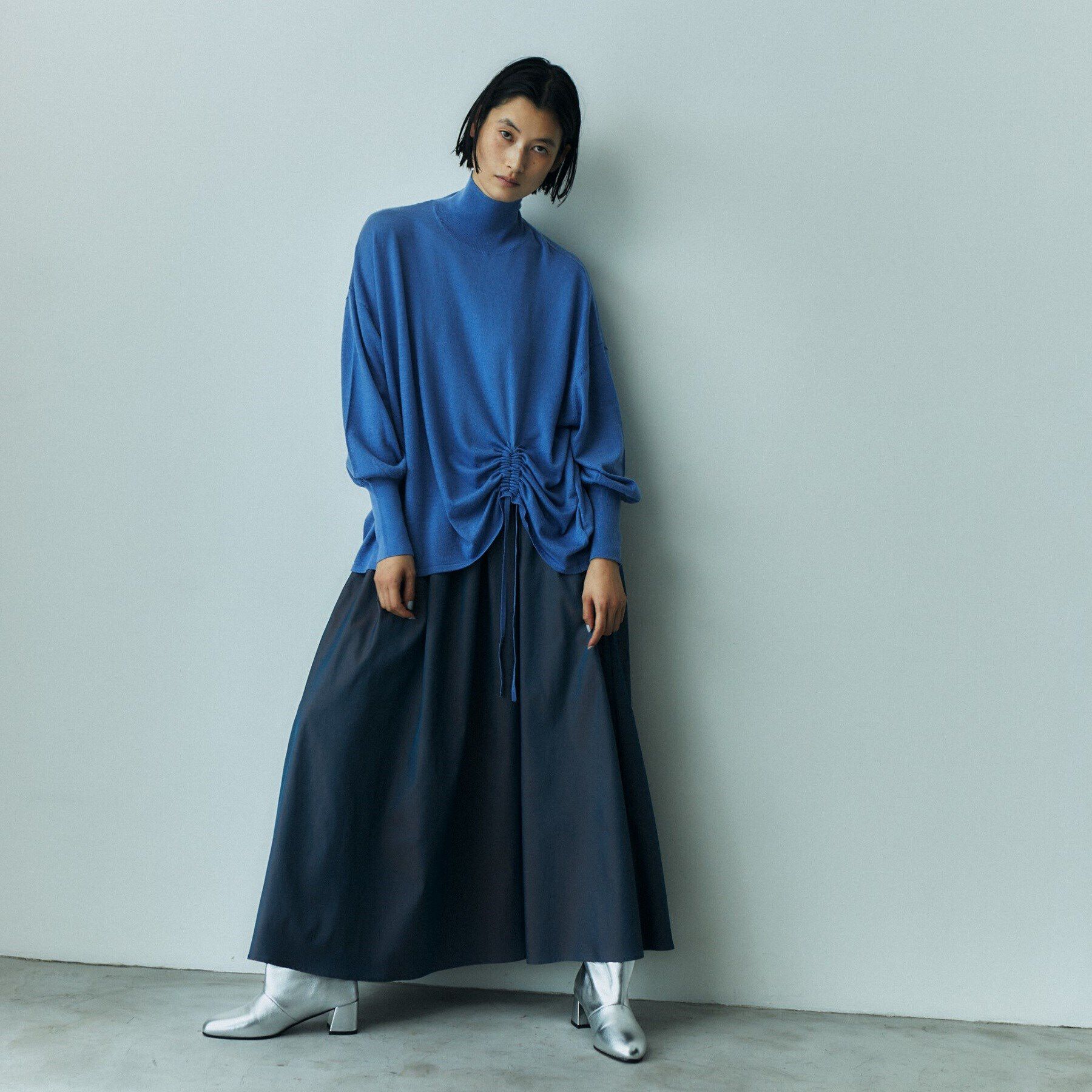 GALLEST「サイドシャーリングハイネックニット」|ニット・セーター|