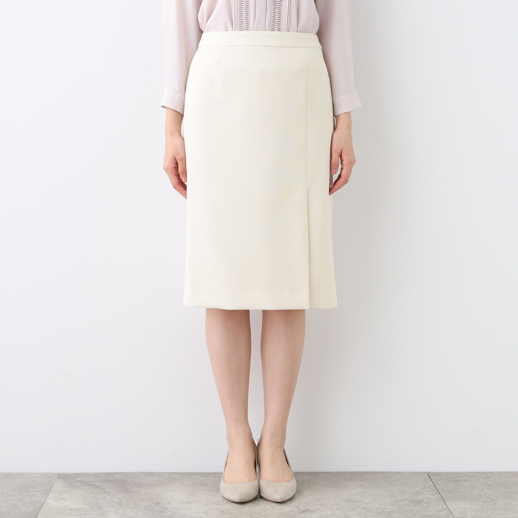 INDIVI「【洗える／スーツ】ストレートラインスカート」|スーツ|