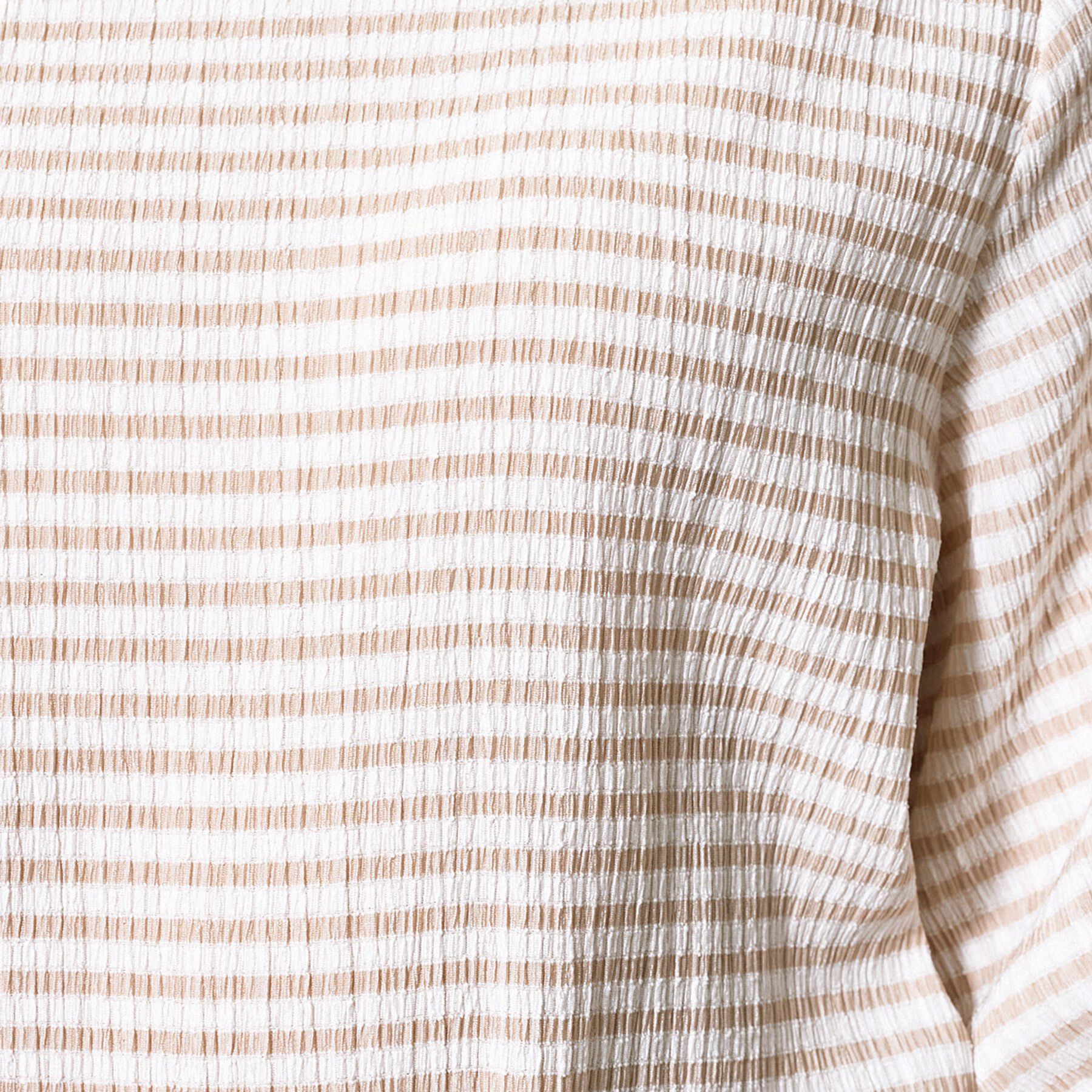 INDIVI「【洗える／吸水速乾／UVケア】ねじりデザイン袖カットソー」|Tシャツ・カットソー|