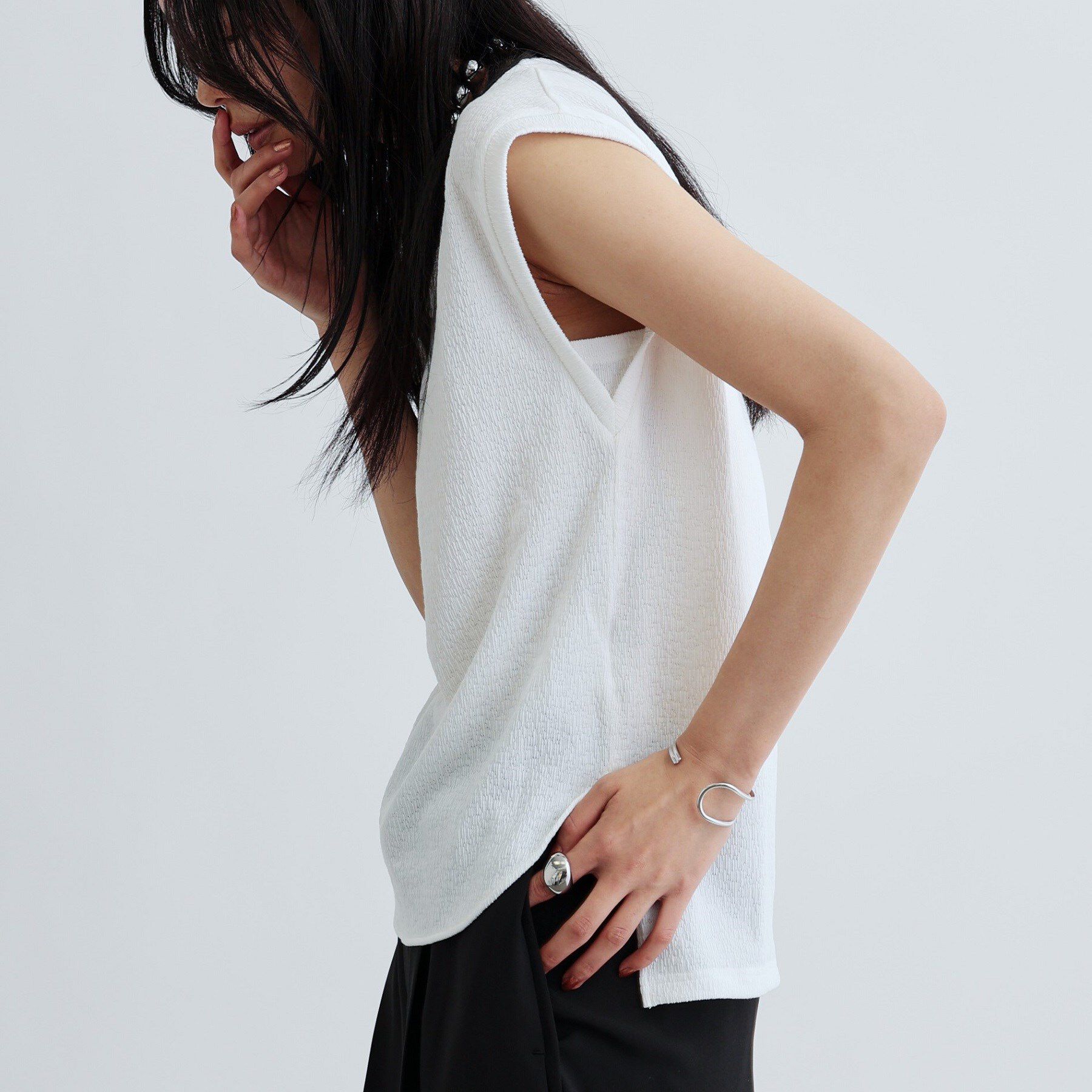 GALLEST「【再入荷】バックシャンノースリTシャツ」|Tシャツ・カットソー|