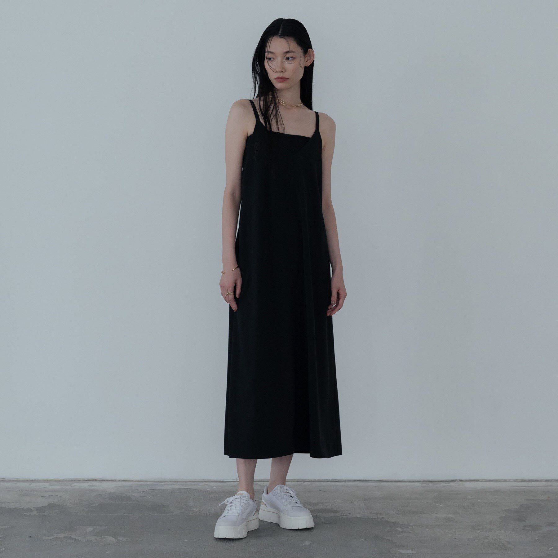 GALLEST「タイトフレアキャミドレス」|ワンピース|ブラック(019)