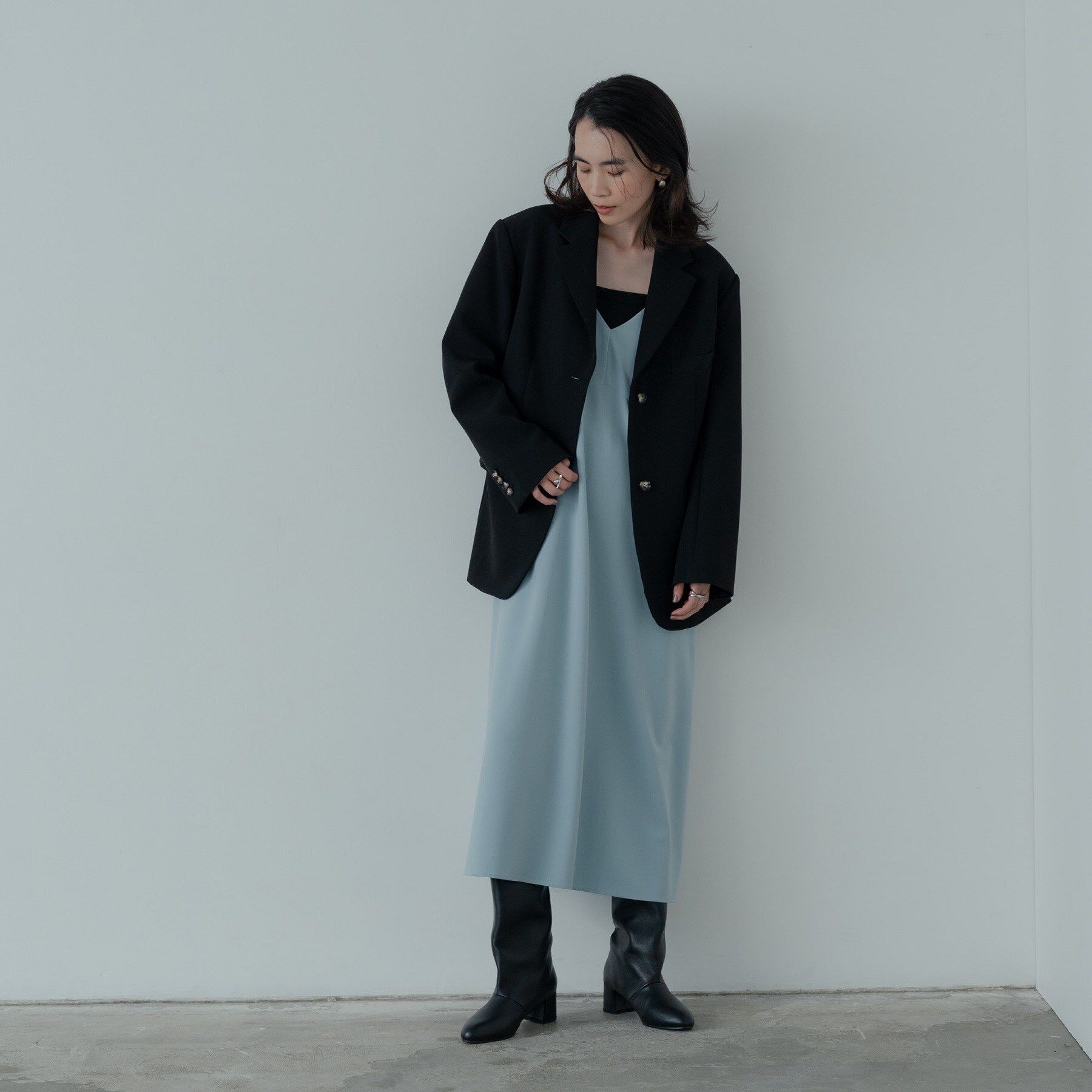 GALLEST「タイトフレアキャミドレス」|ワンピース|