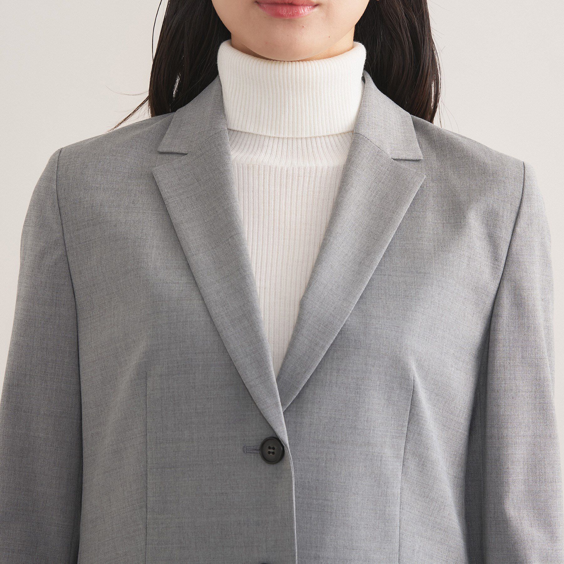 INDIVI「【ウール混／スーツ】テーラードカラージャケット」|スーツ|