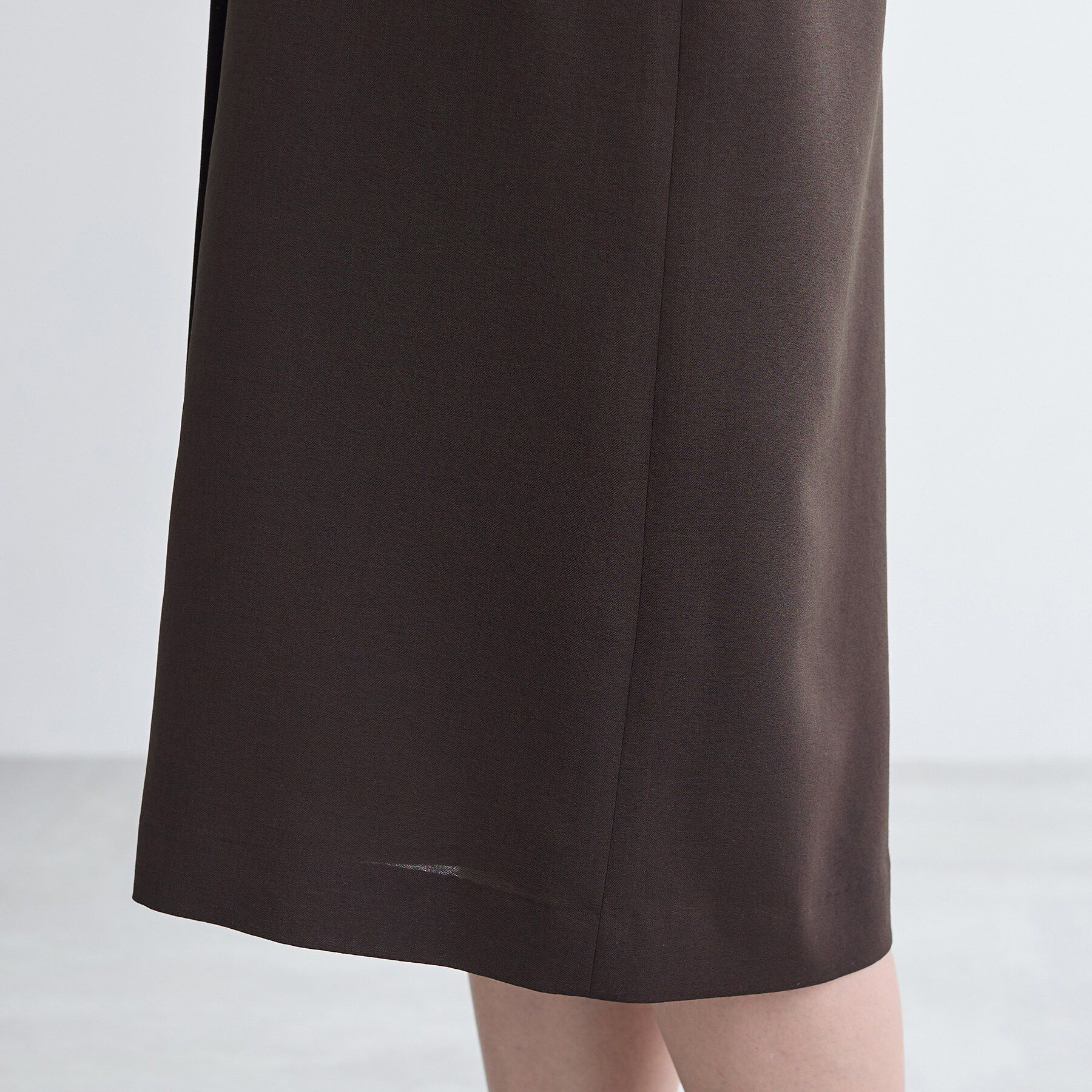 INDIVI「【洗える／UVケア／麻調】スキッパーワンピース」|ワンピース|