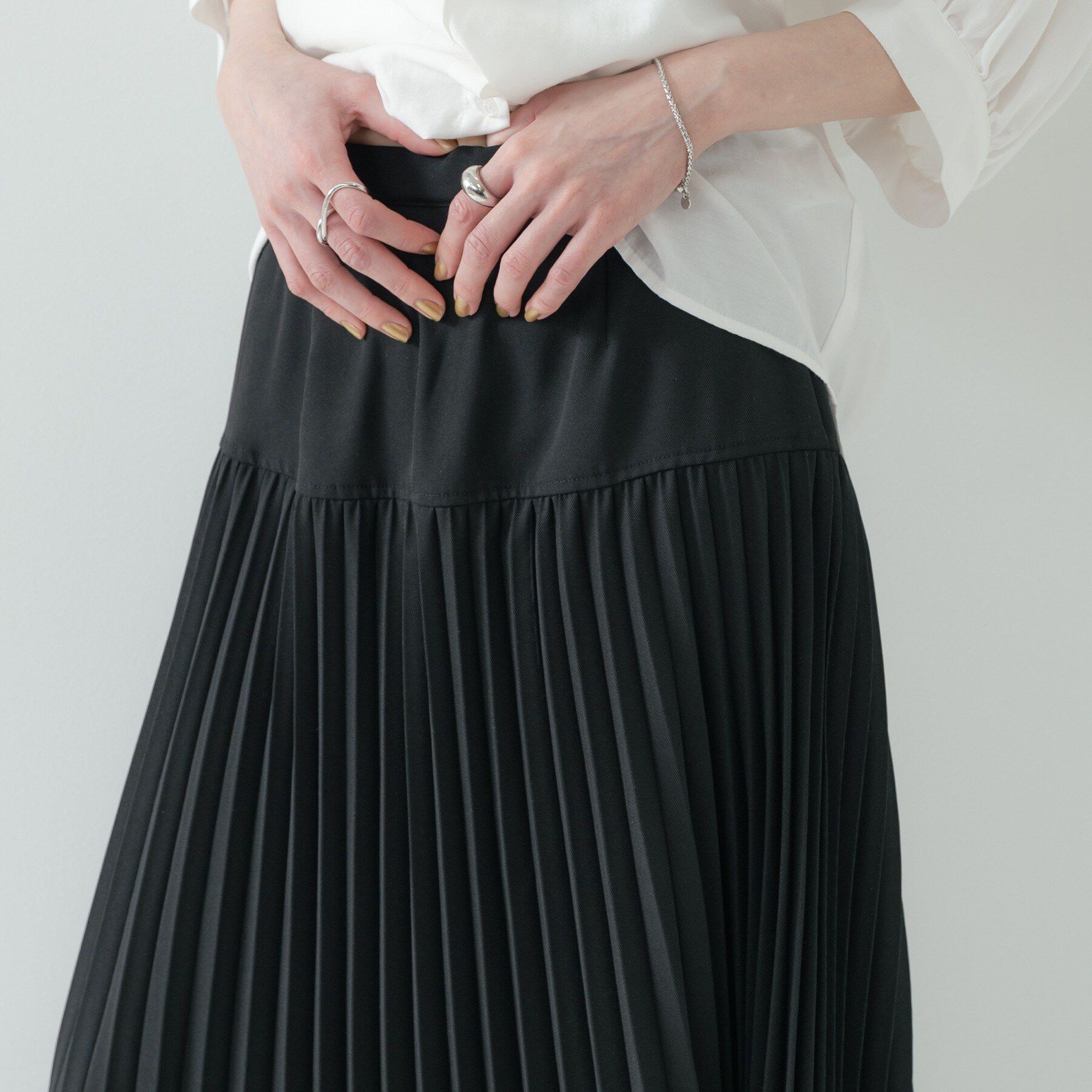 GALLEST「プリーツロングスカート」|スカート|