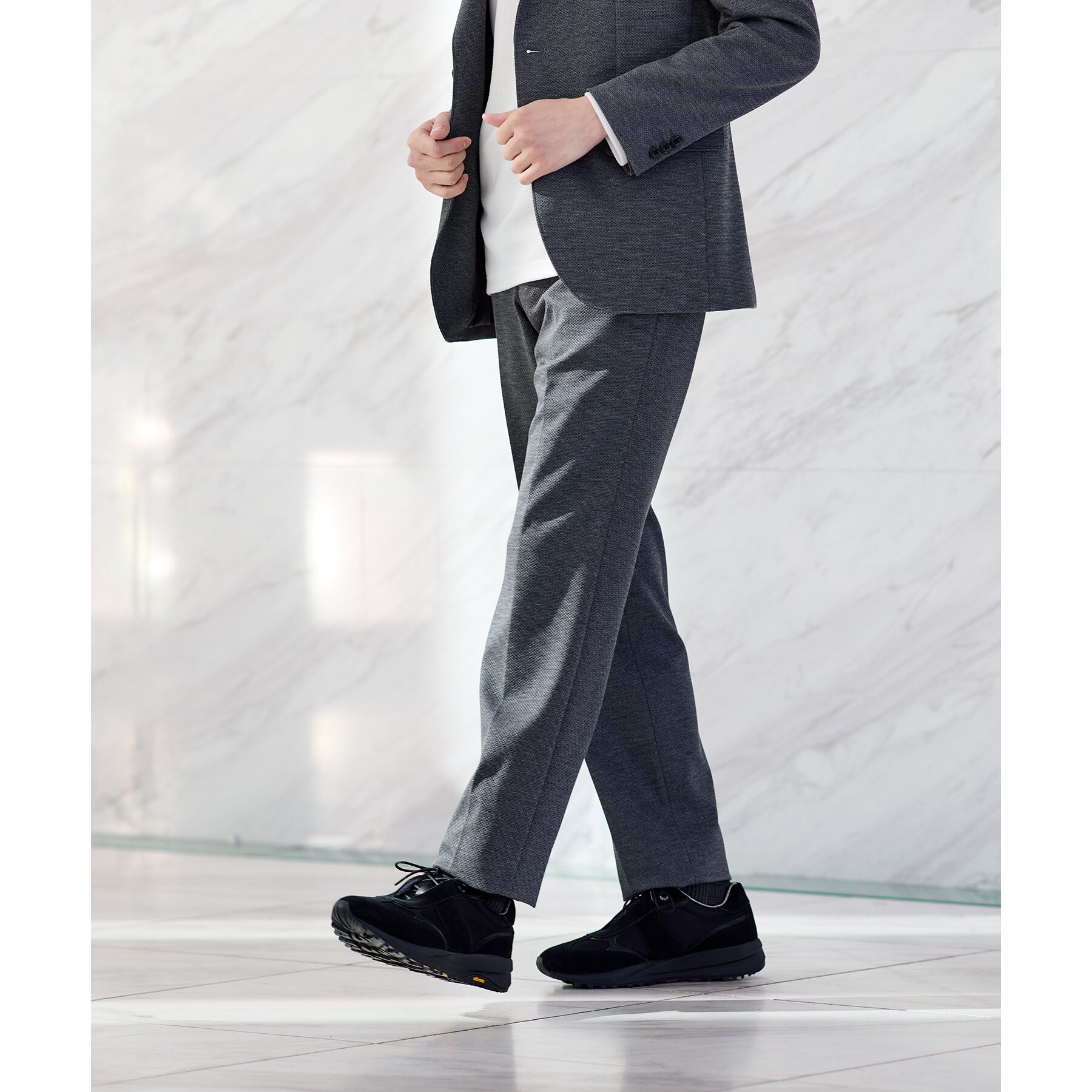 TAKEO KIKUCHI「メランジ ハニカム ストレッチ パンツ」|その他|