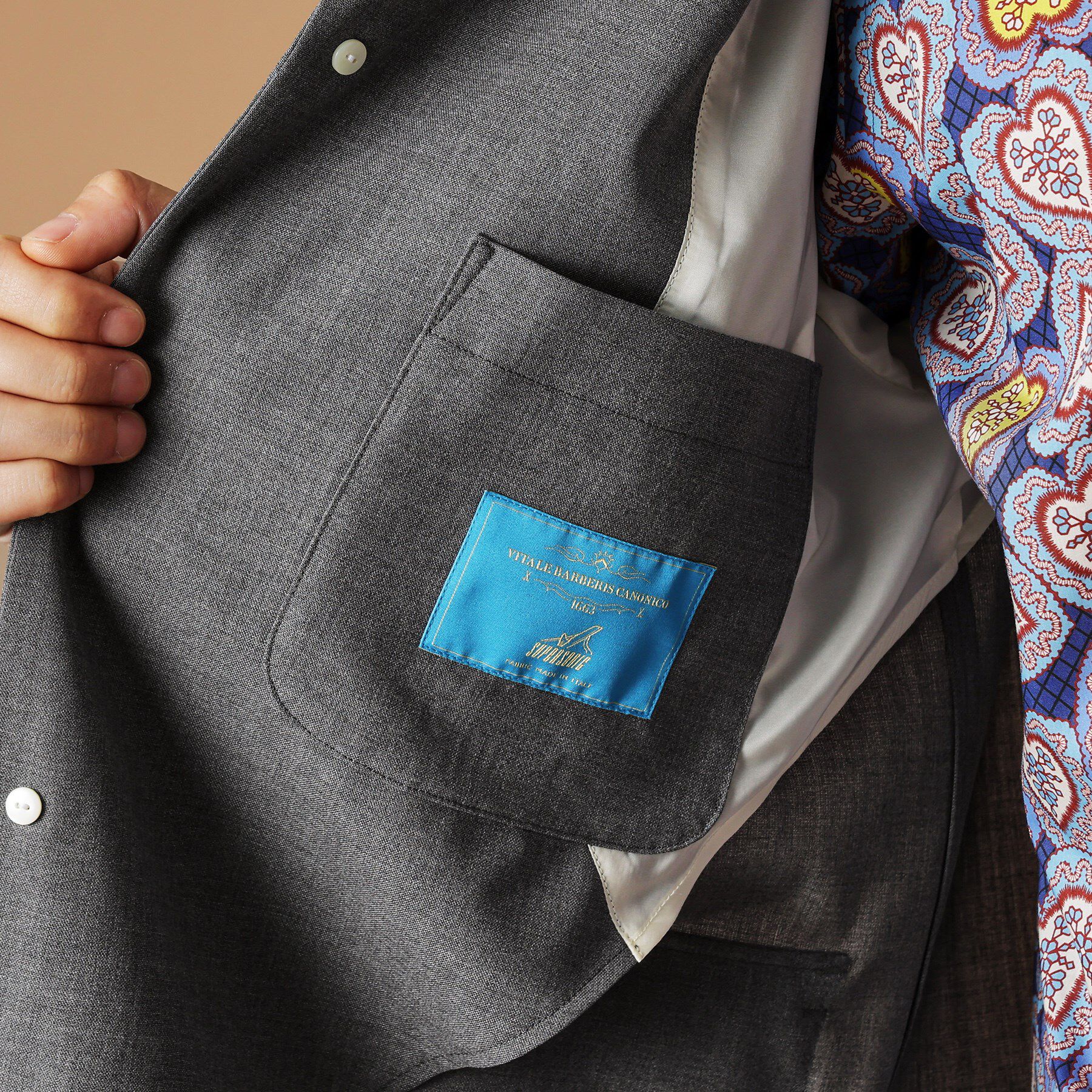 40CARATS&525「トニック グレーカバーオール」|ブルゾン・スタジャン|