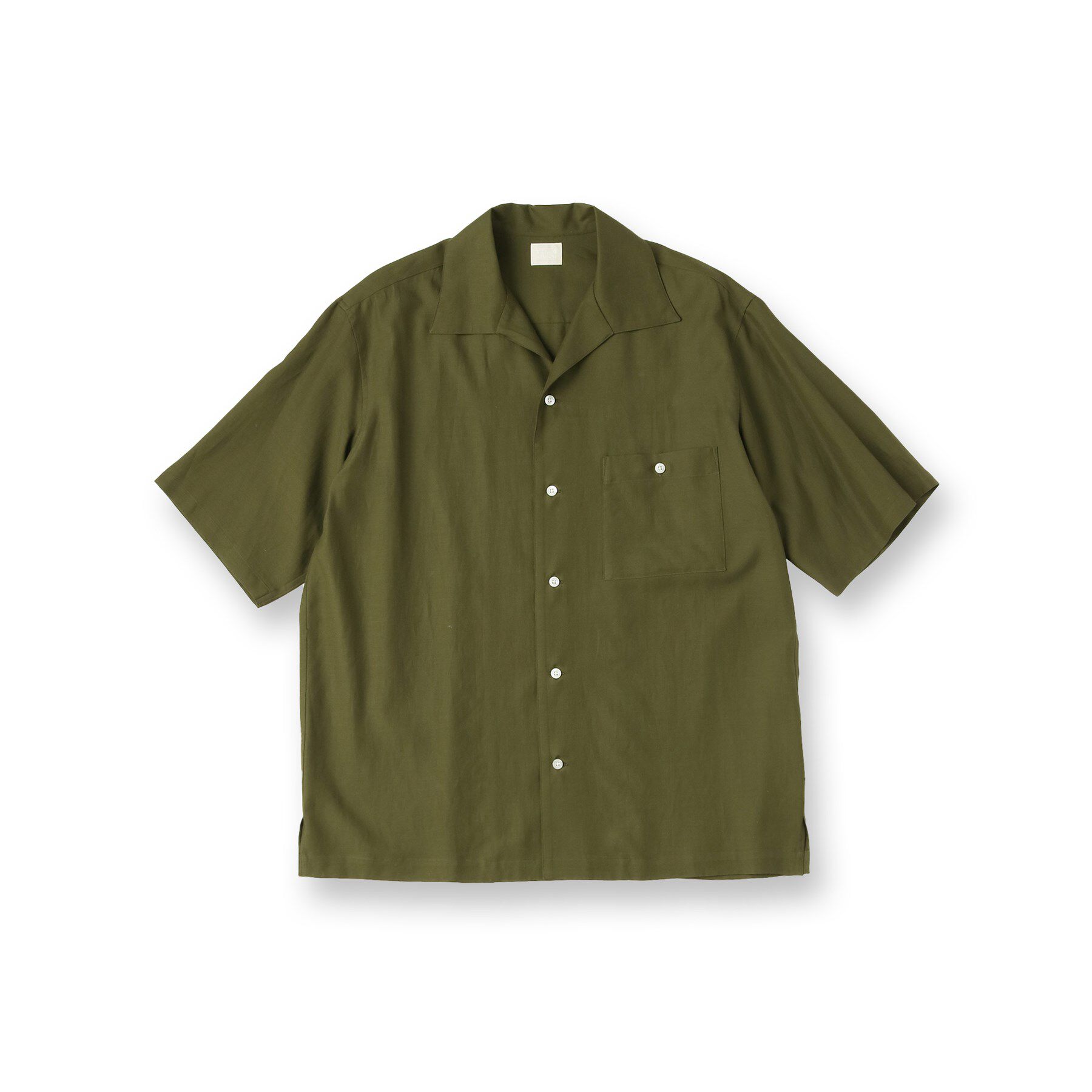 TAKEO KIKUCHI「【THE FLAGSHIP】変形オープンカラー 半袖シャツ」|シャツ・ブラウス|