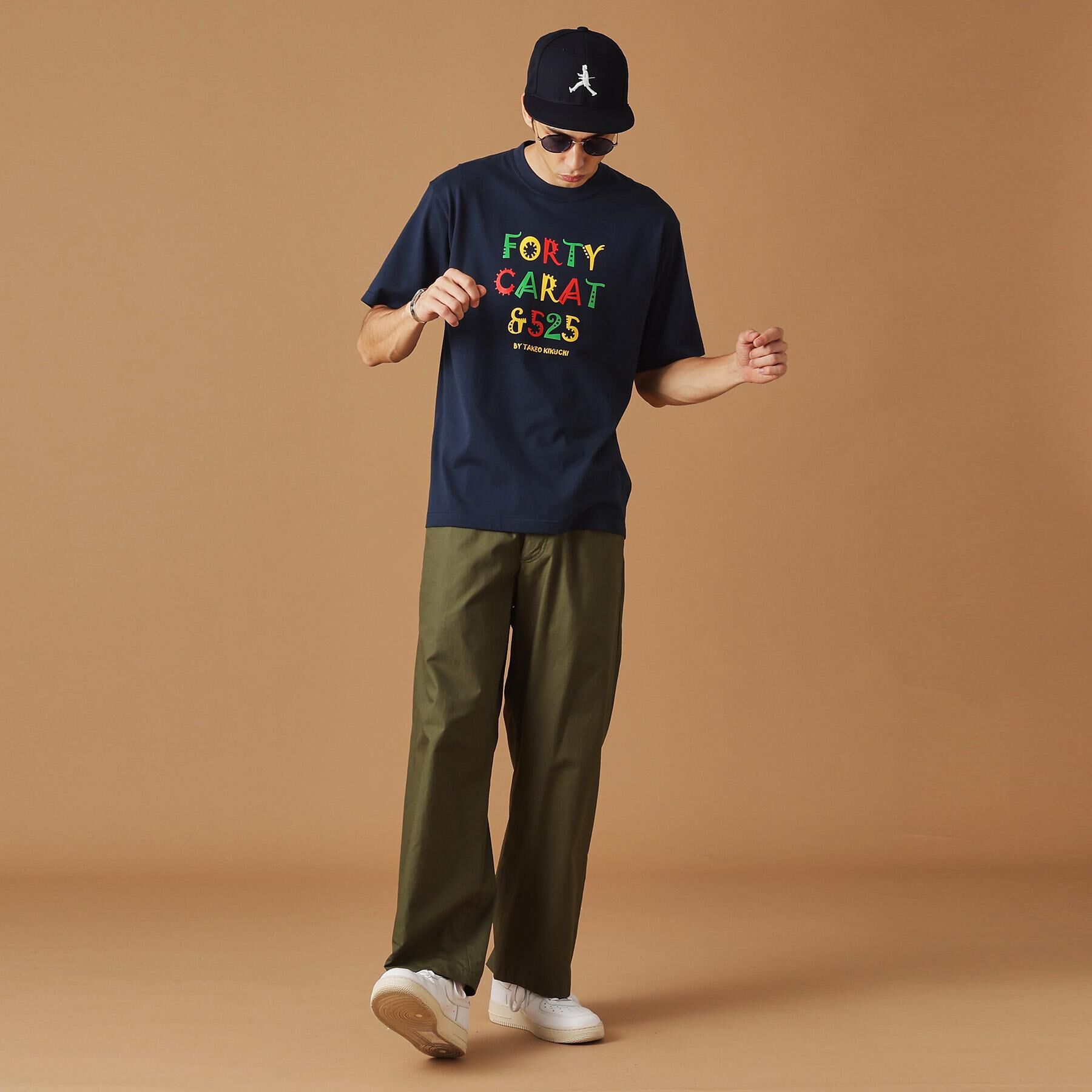 40CARATS&525「【Sサイズ～】レゲエ調プリント半袖Tシャツ」|Tシャツ・カットソー|