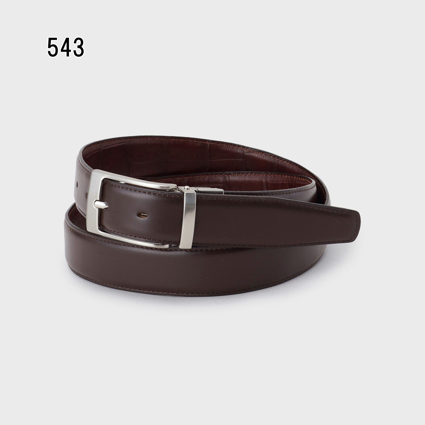 TAKEO KIKUCHI「クロコ型押しリバーシブルドレスベルト」|ベルト|