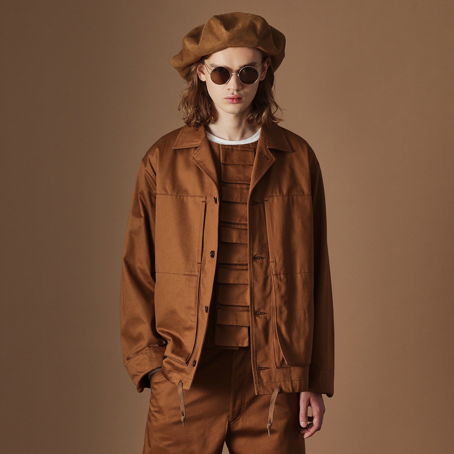 40CARATS&525「【Sサイズ～】4パッチポケットコーチジャケット」|ブルゾン・スタジャン|モカブラウン(042