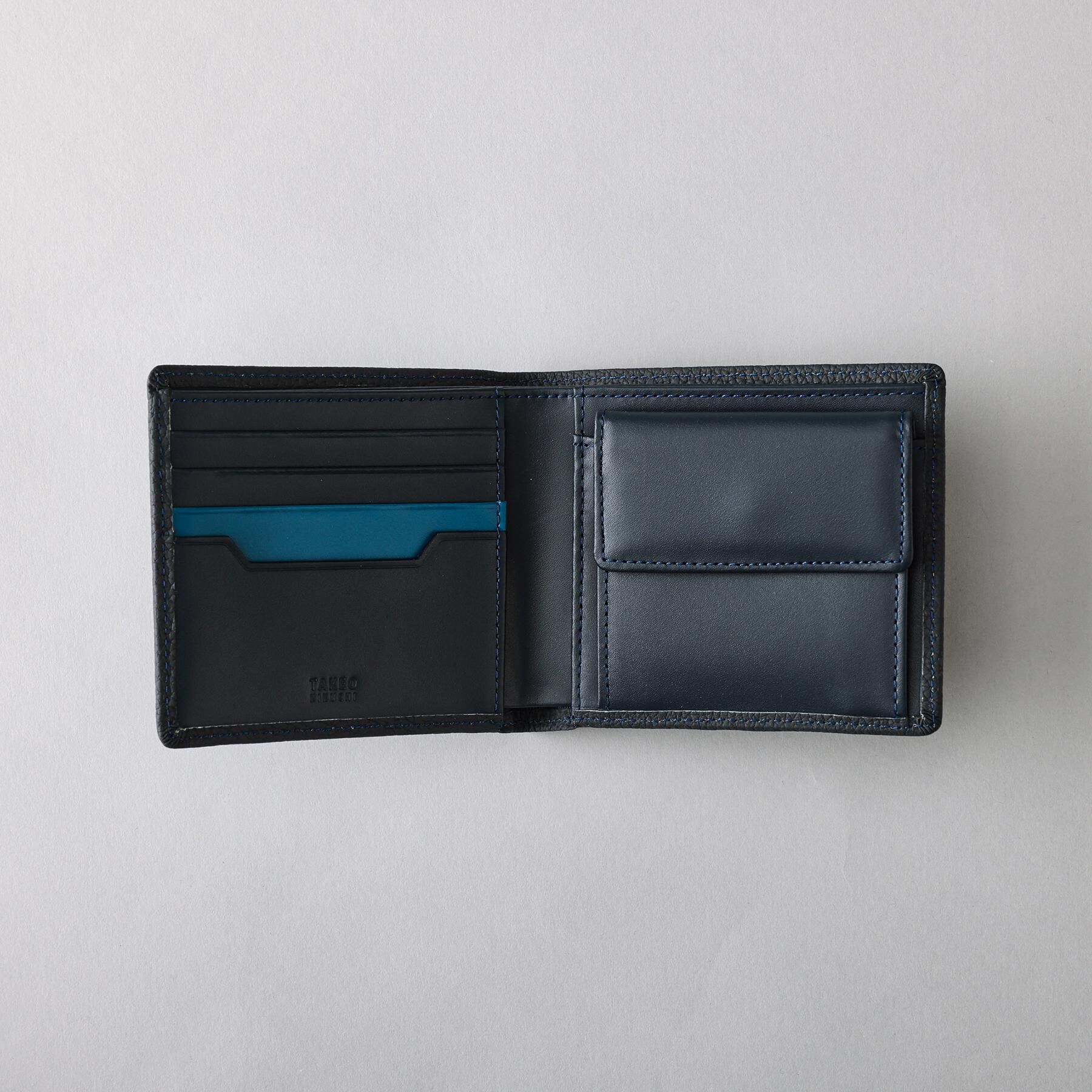TAKEO KIKUCHI「ソフトシュリンクレザー二つ折り財布」|財布|