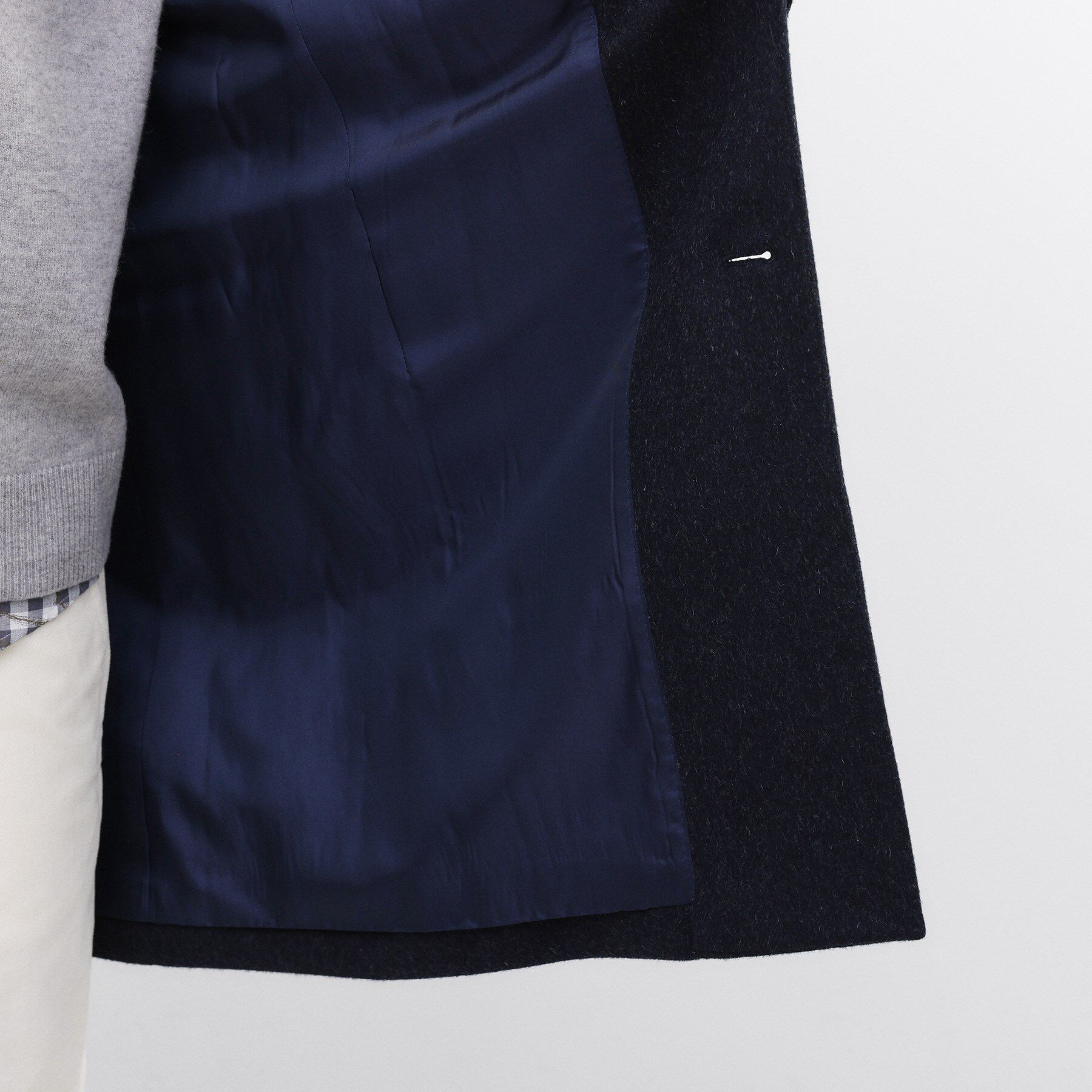 TAKEO KIKUCHI「カシミヤブレンド ビーバー調ステンカラーコート」|ステンカラーコート|