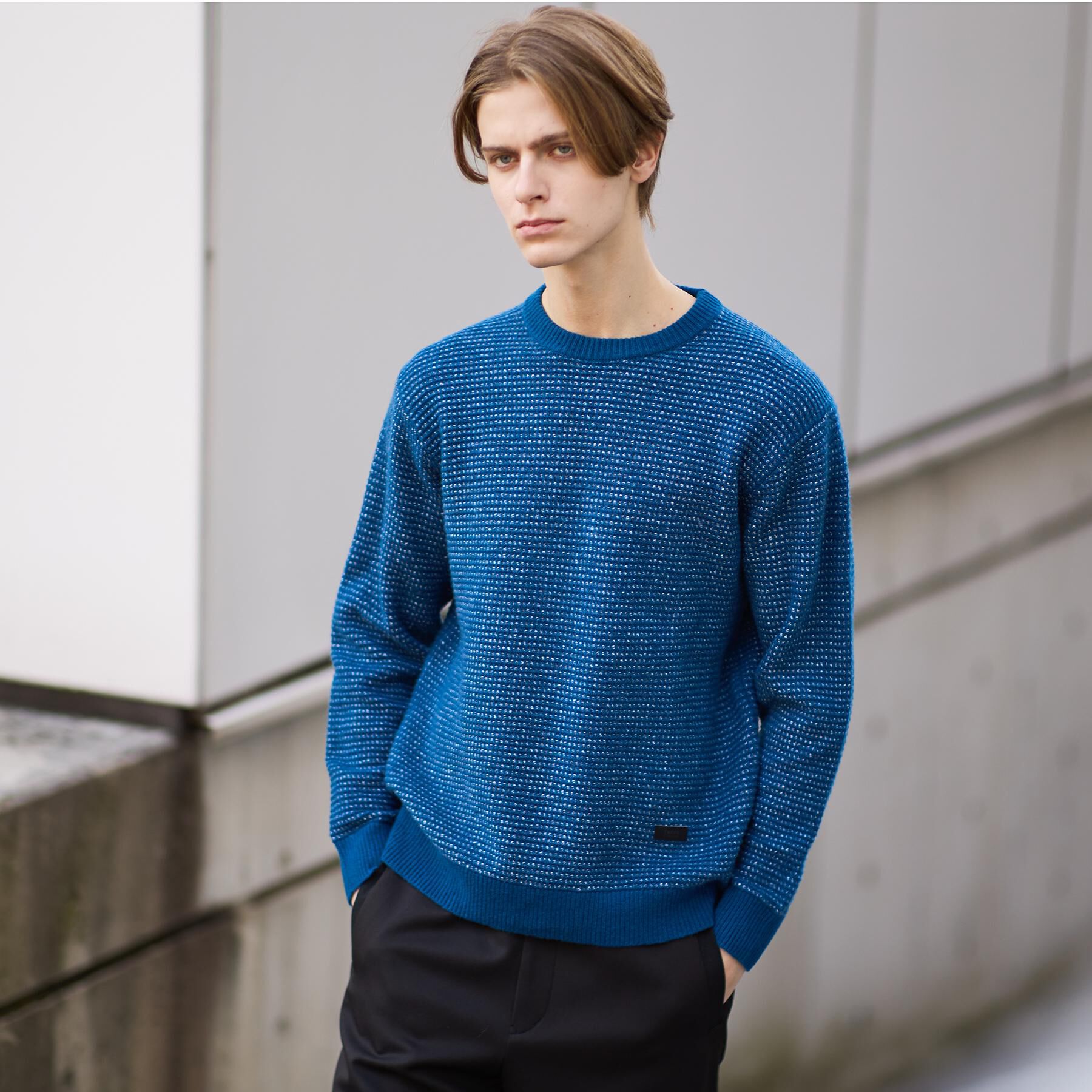 TAKEO KIKUCHI「メランジ ニットプルオーバー」|ニット・セーター|