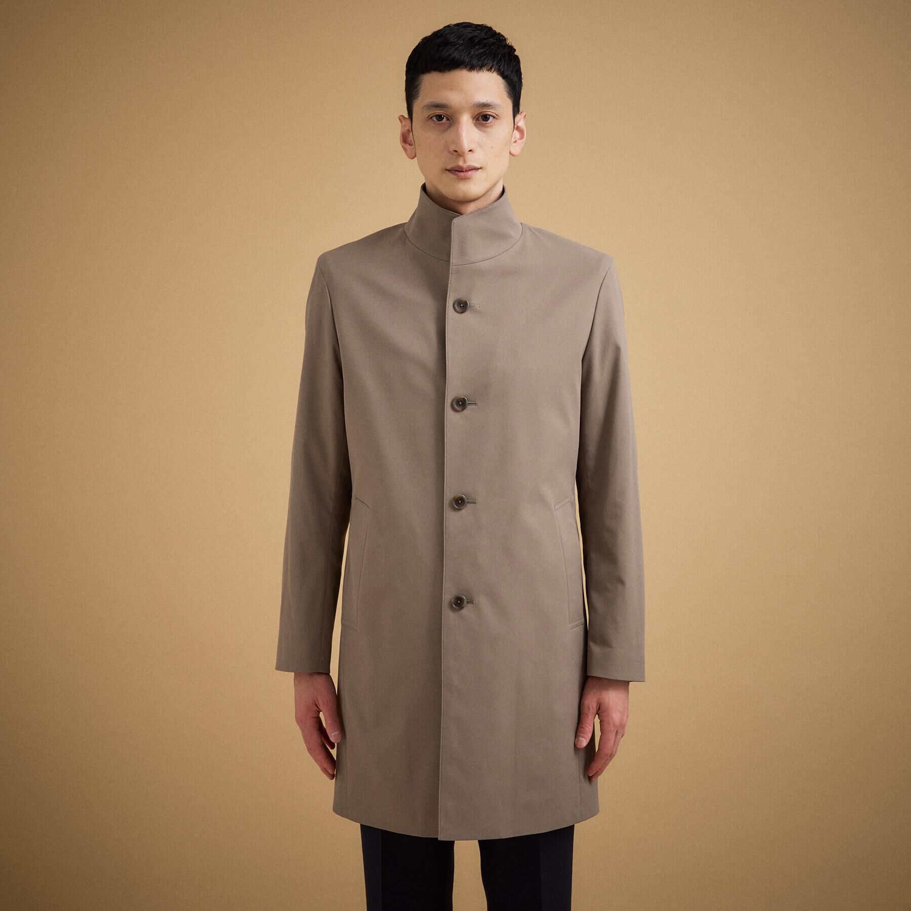 TAKEO KIKUCHI「撥水ツイル スタンドカラー コート」|その他|