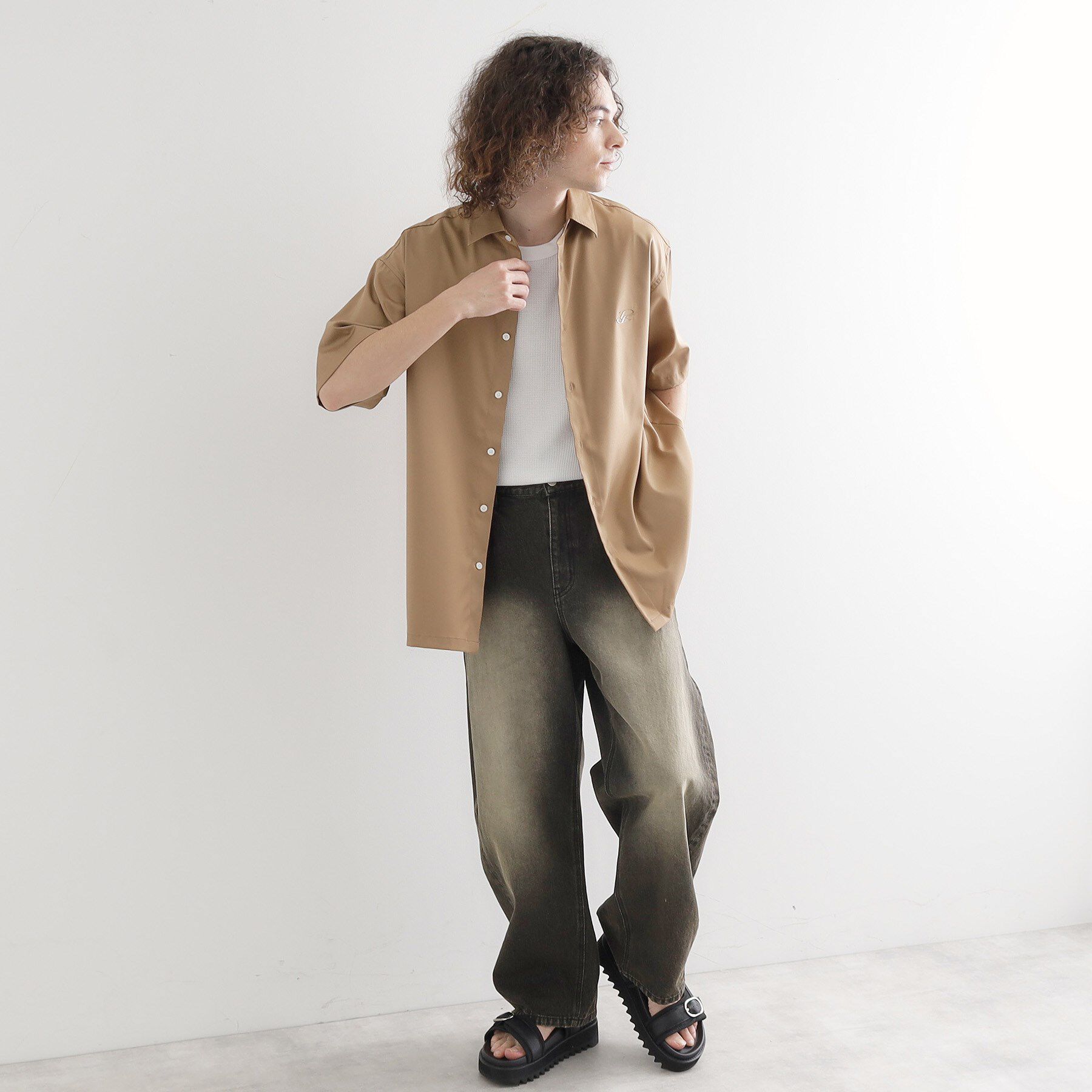 tk.TAKEO KIKUCHI「メタルプリントシャツ」|シャツ・ブラウス|