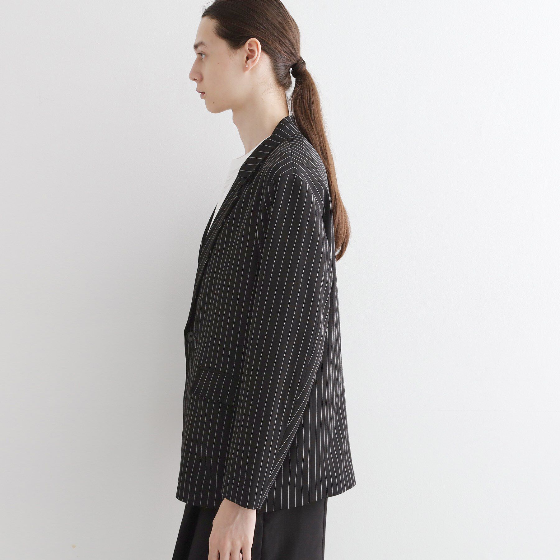 tk.TAKEO KIKUCHI「【セットアップ対応】ピンストライプルーズジャケット」|テーラードジャケット|