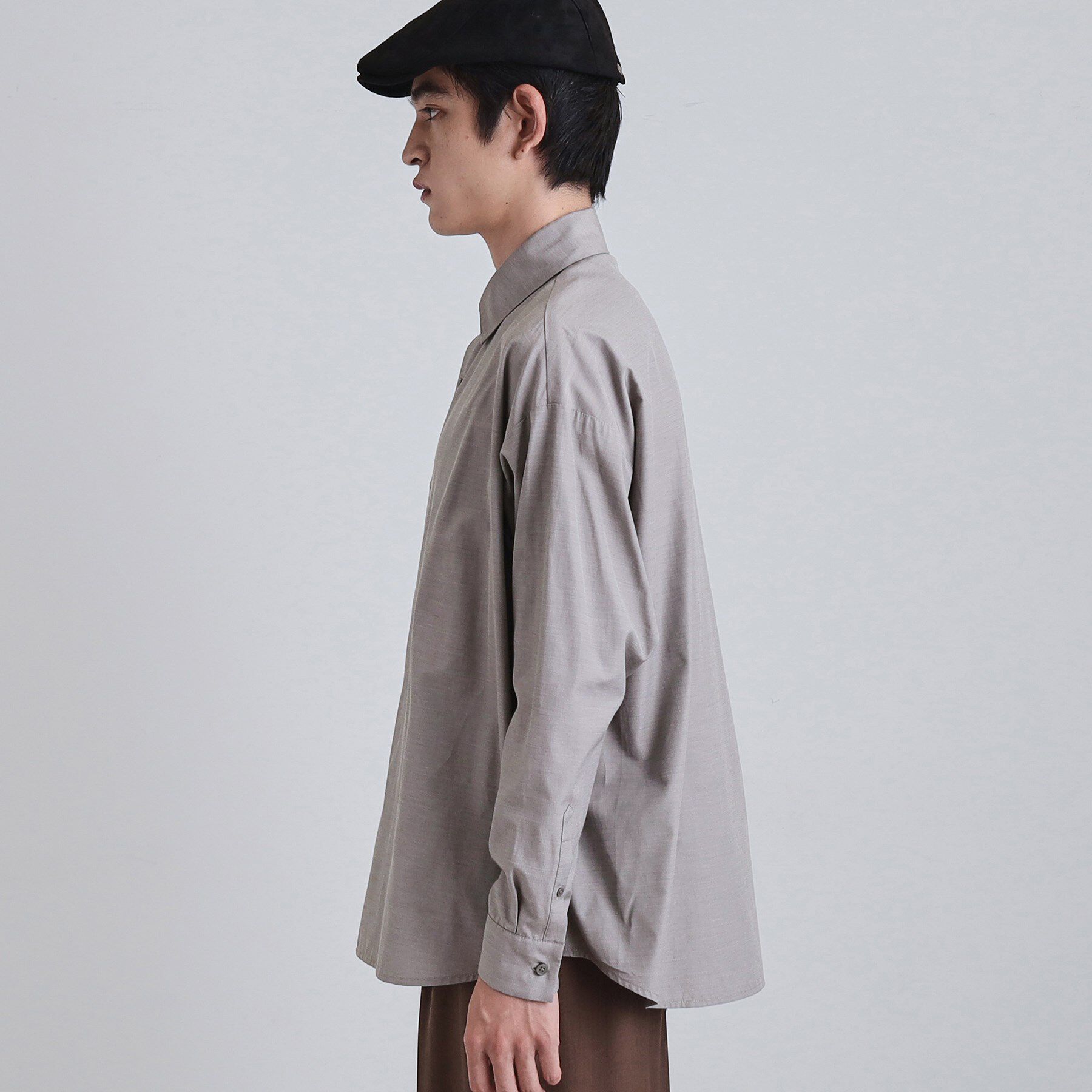 tk.TAKEO KIKUCHI「【ネクタイ付き】グランパシャツ」|シャツ・ブラウス|