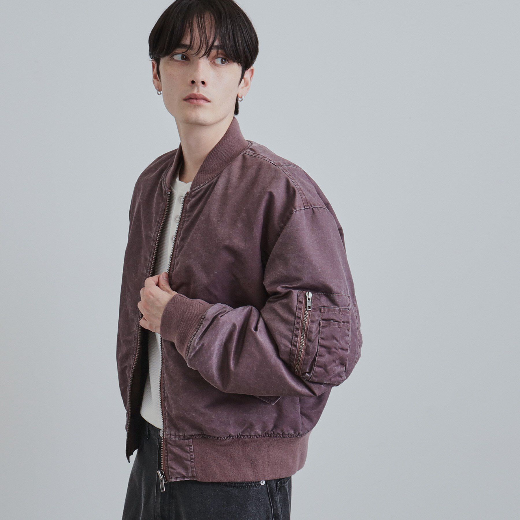 tk.TAKEO KIKUCHI「ヴィンテージライクMA‐1」|ブルゾン・スタジャン|