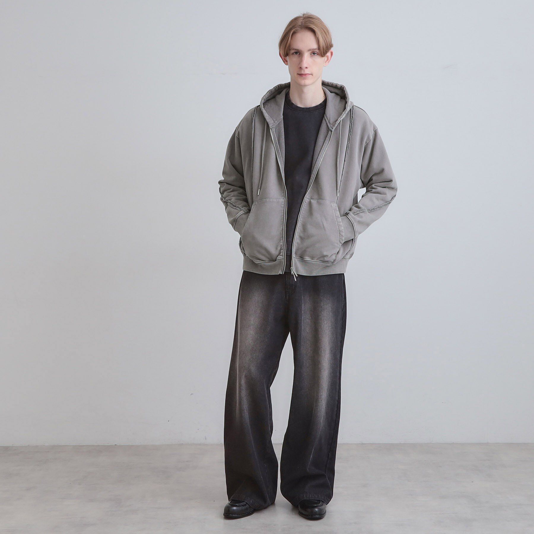 tk.TAKEO KIKUCHI「ヘヴィウェイトヴィンテージジップパーカ」|パーカー|