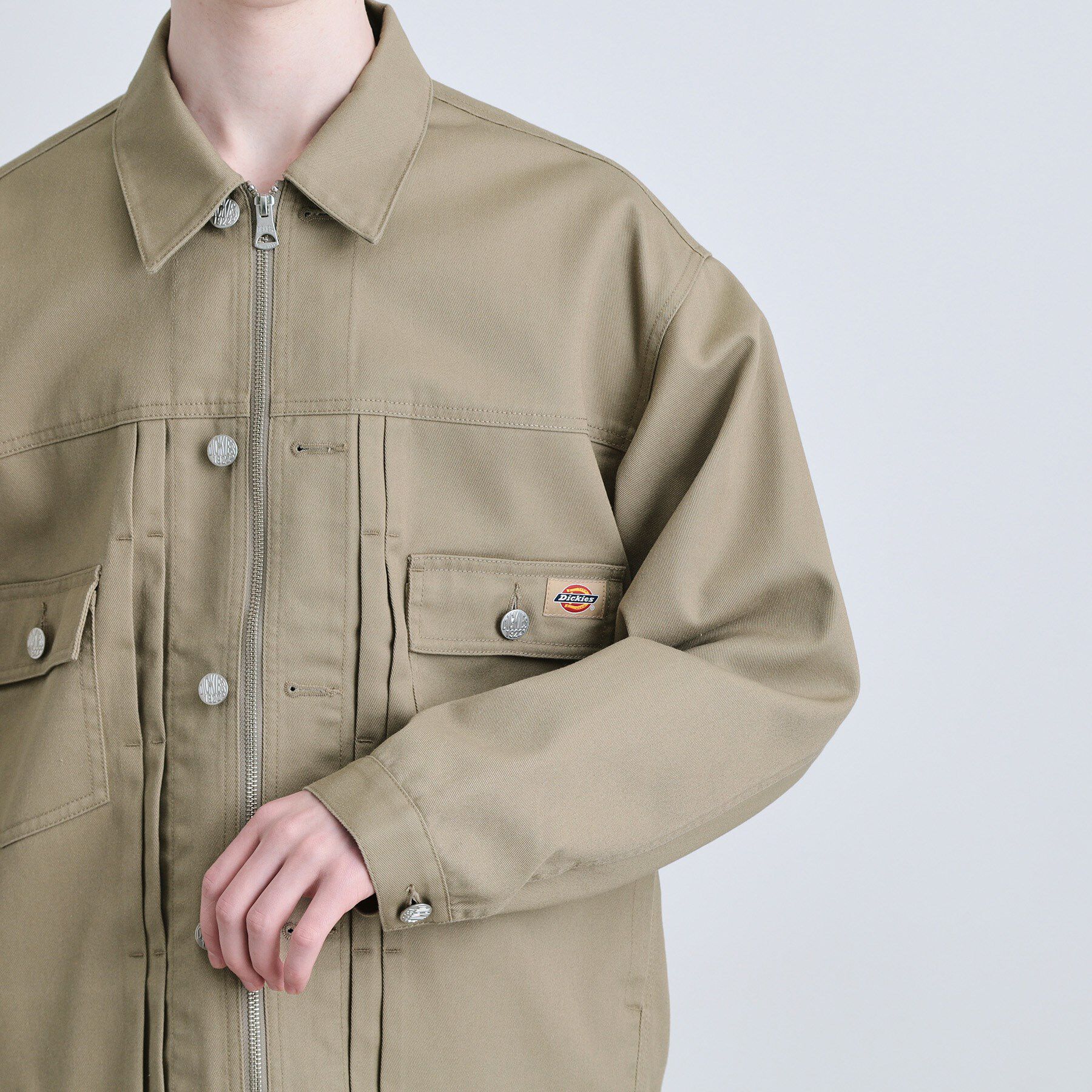 tk.TAKEO KIKUCHI「【別注】Dickiesワークジャケット」|ブルゾン・スタジャン|