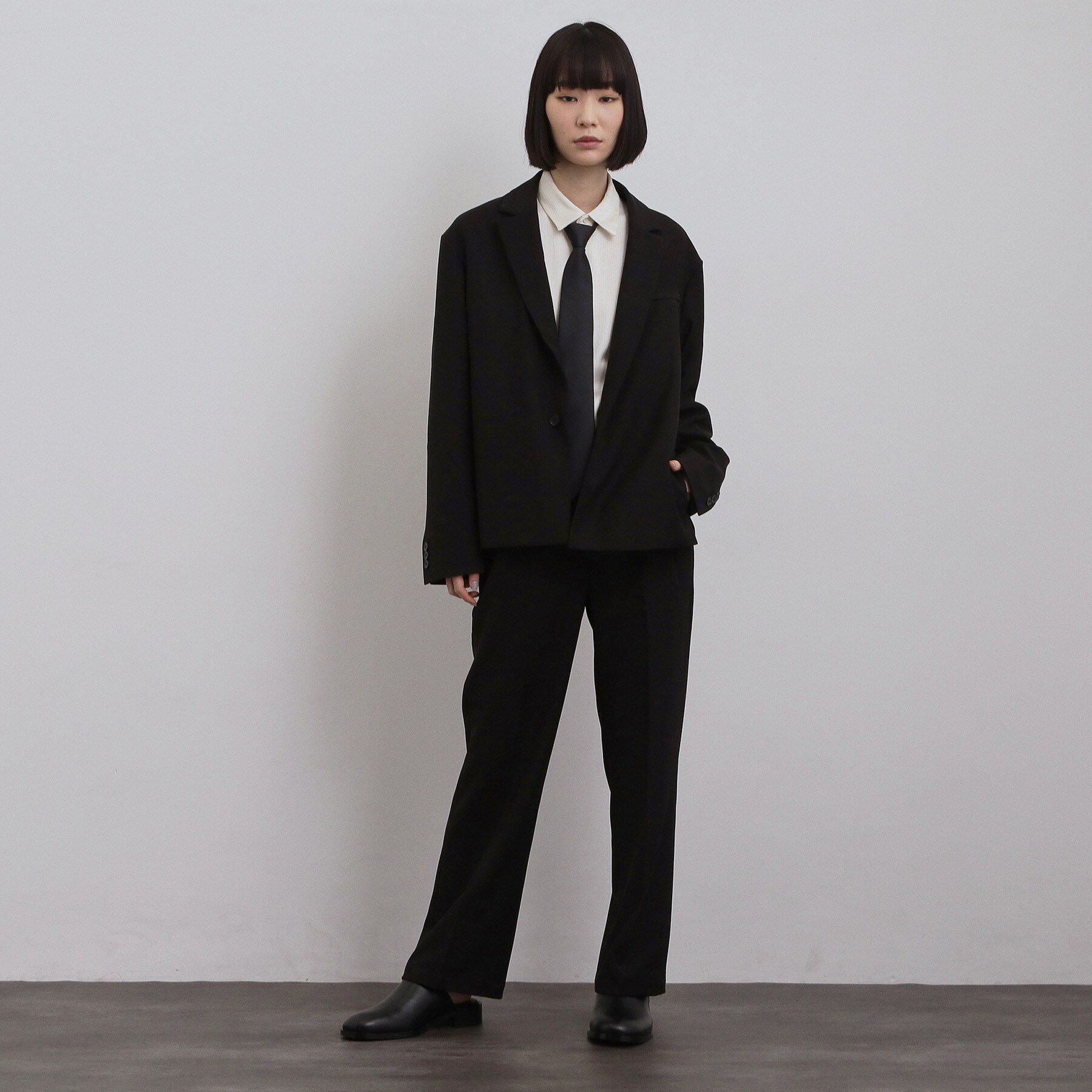 tk.TAKEO KIKUCHI「【セットアップ対応】クロップドジャケット」|テーラードジャケット|