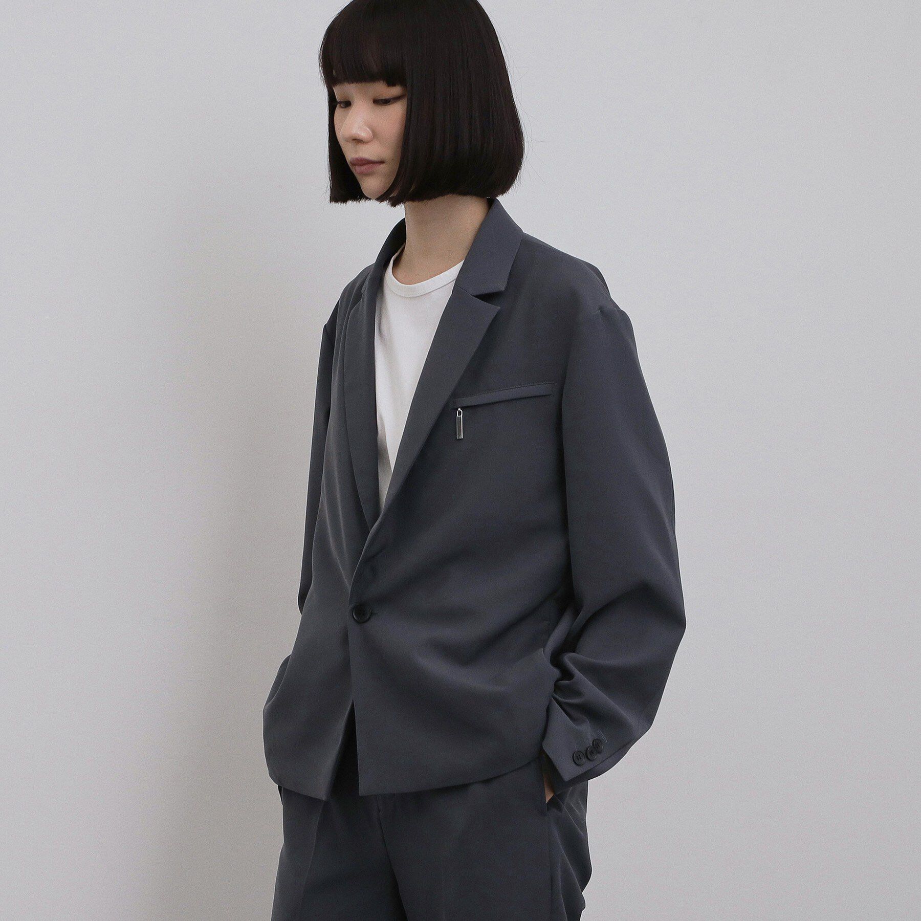 tk.TAKEO KIKUCHI「【セットアップ対応】クロップドジャケット」|テーラードジャケット|