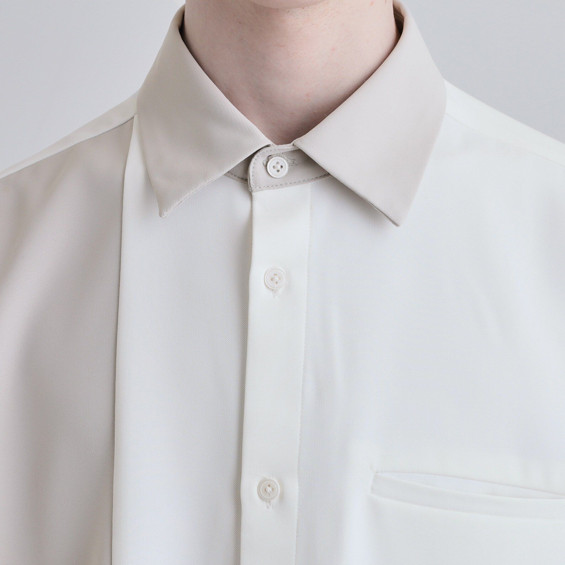 tk.TAKEO KIKUCHI「パネルカット ジップシャツ」|シャツ・ブラウス|