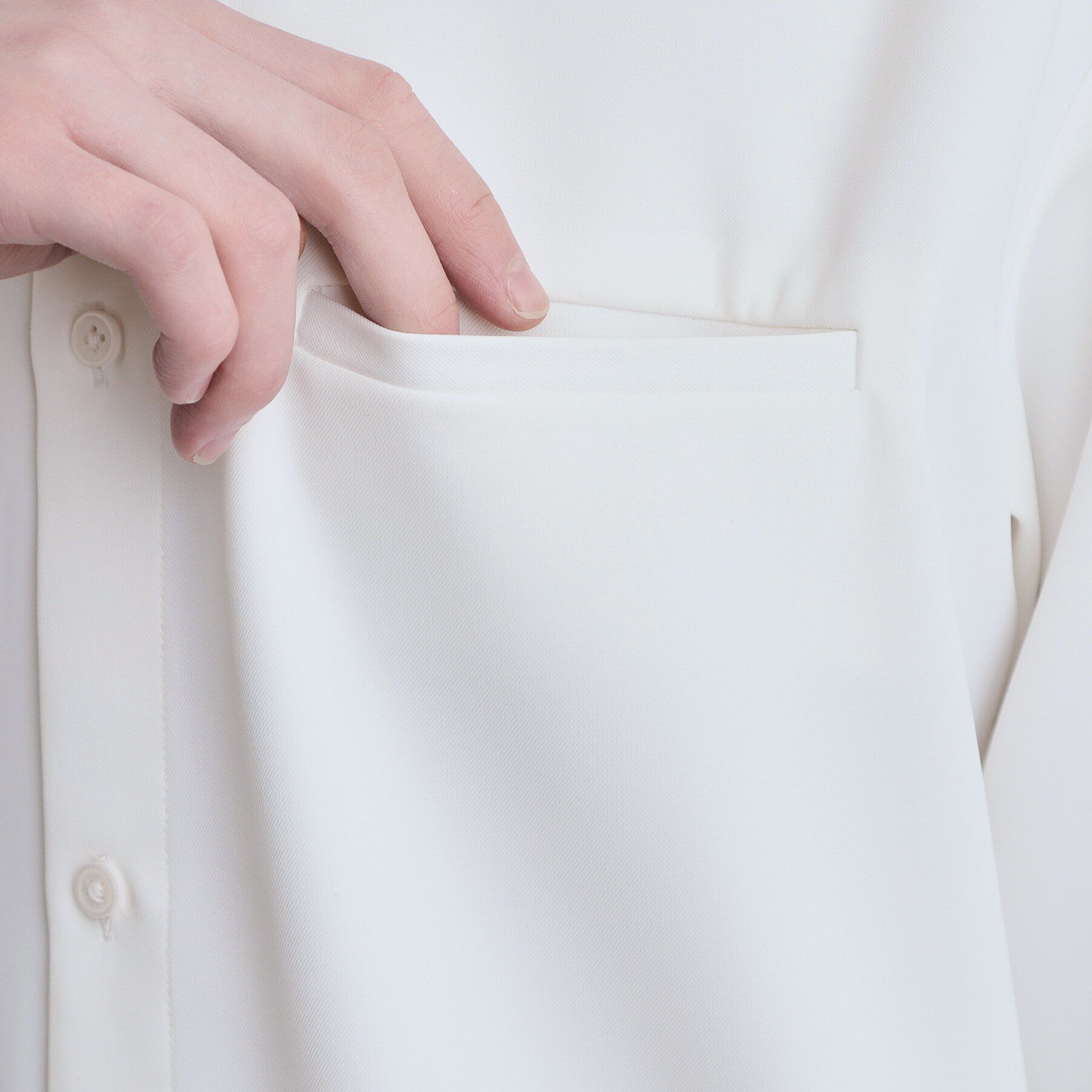 tk.TAKEO KIKUCHI「パネルカット ジップシャツ」|シャツ・ブラウス|